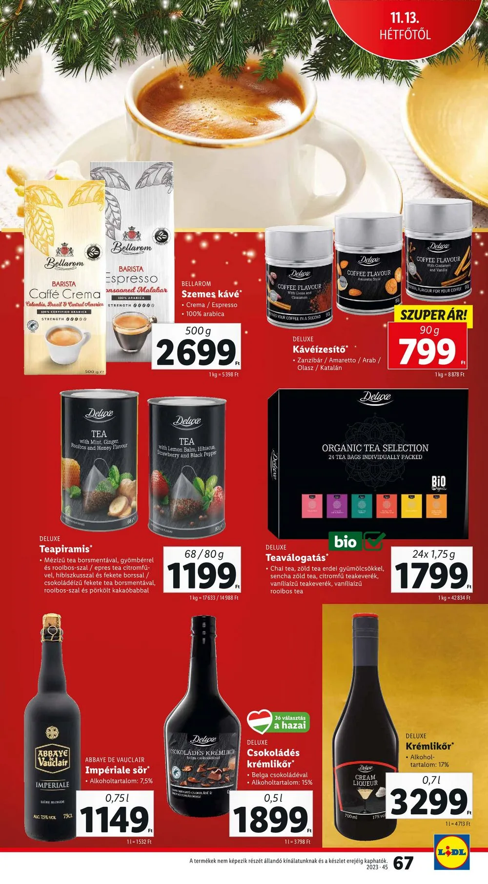 Lidl akciós újság 11.09–11.15 – 67. oldal