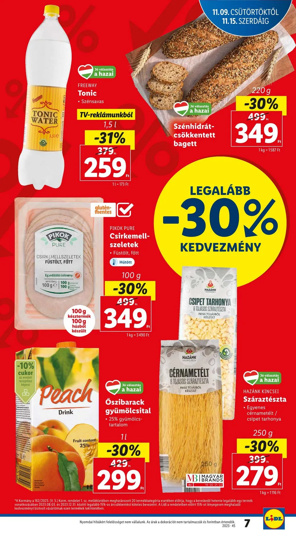 Lidl akciós újság 11.09–11.15 – 7. oldal
