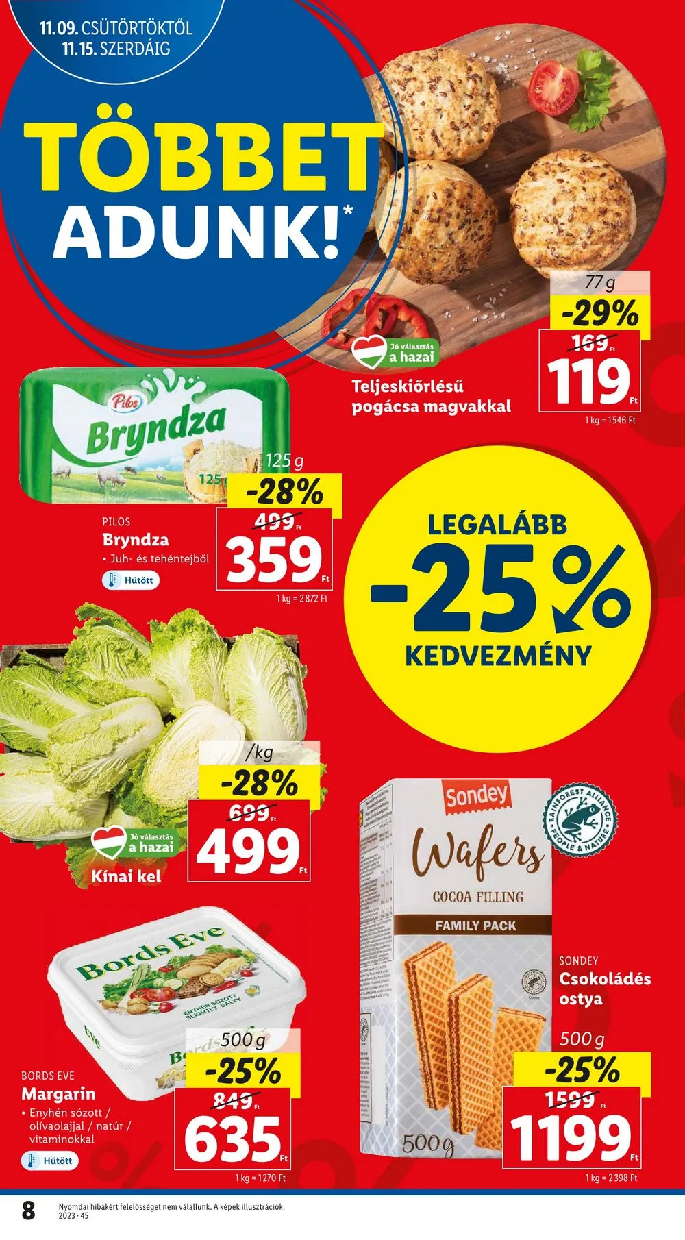 Lidl akciós újság 11.09–11.15 – 8. oldal