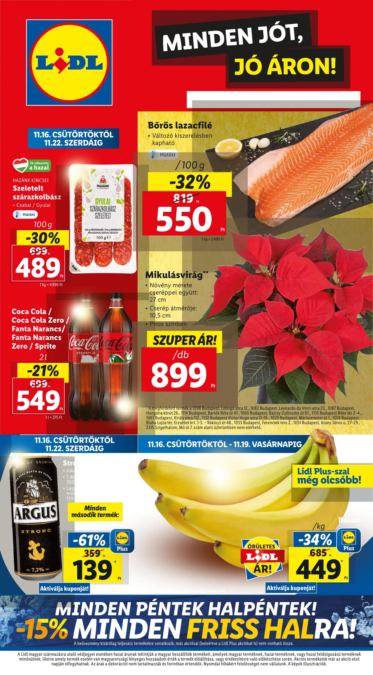 Lidl akciós újság 11.16–11.22