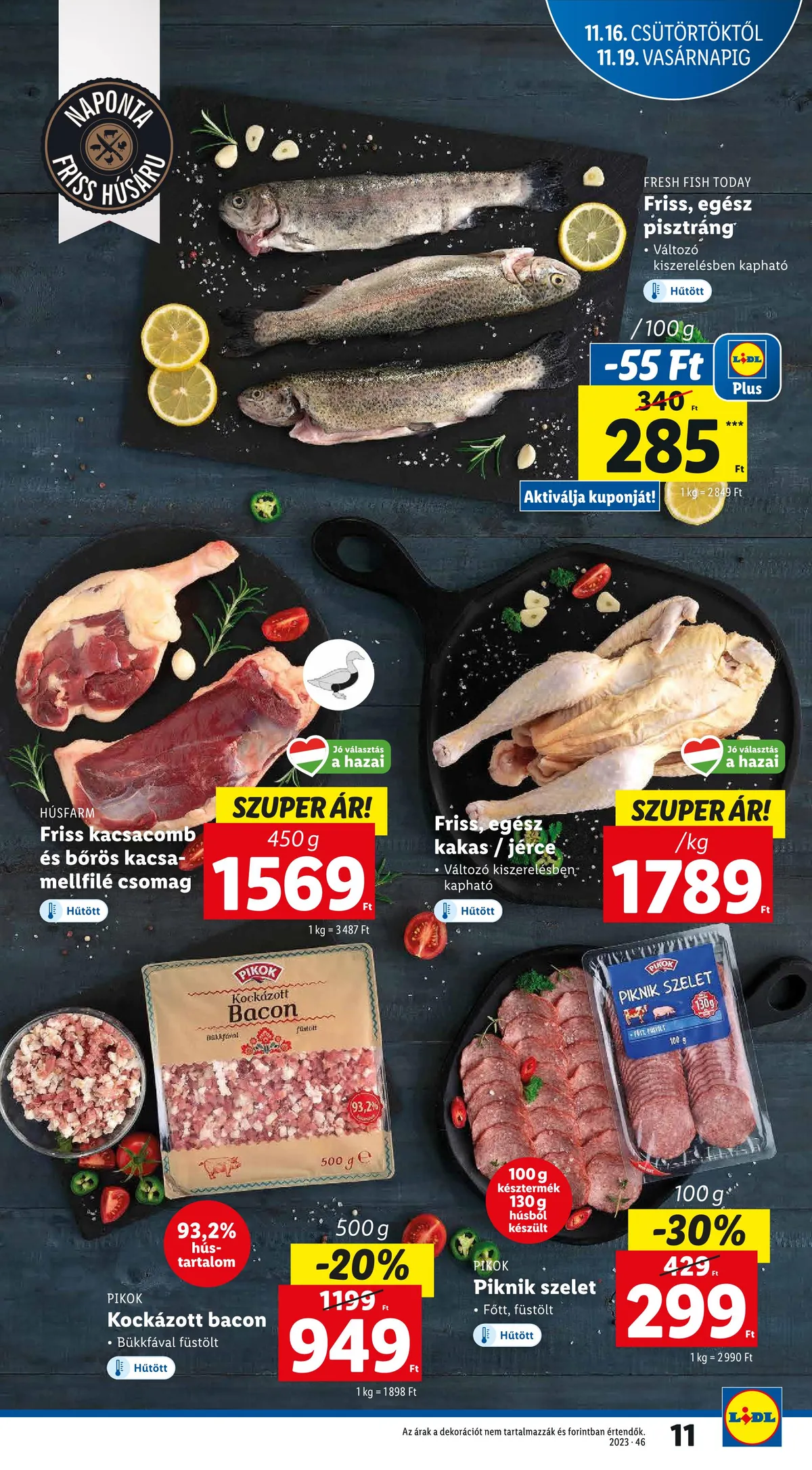 Lidl akciós újság 11.16–11.22 – 11. oldal