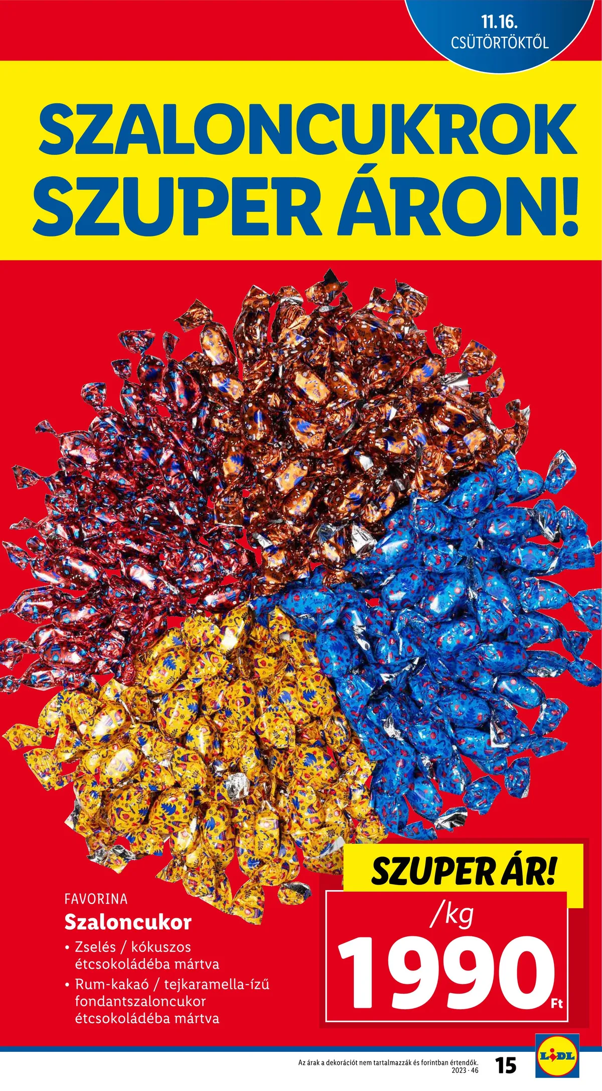 Lidl akciós újság 11.16–11.22 – 15. oldal