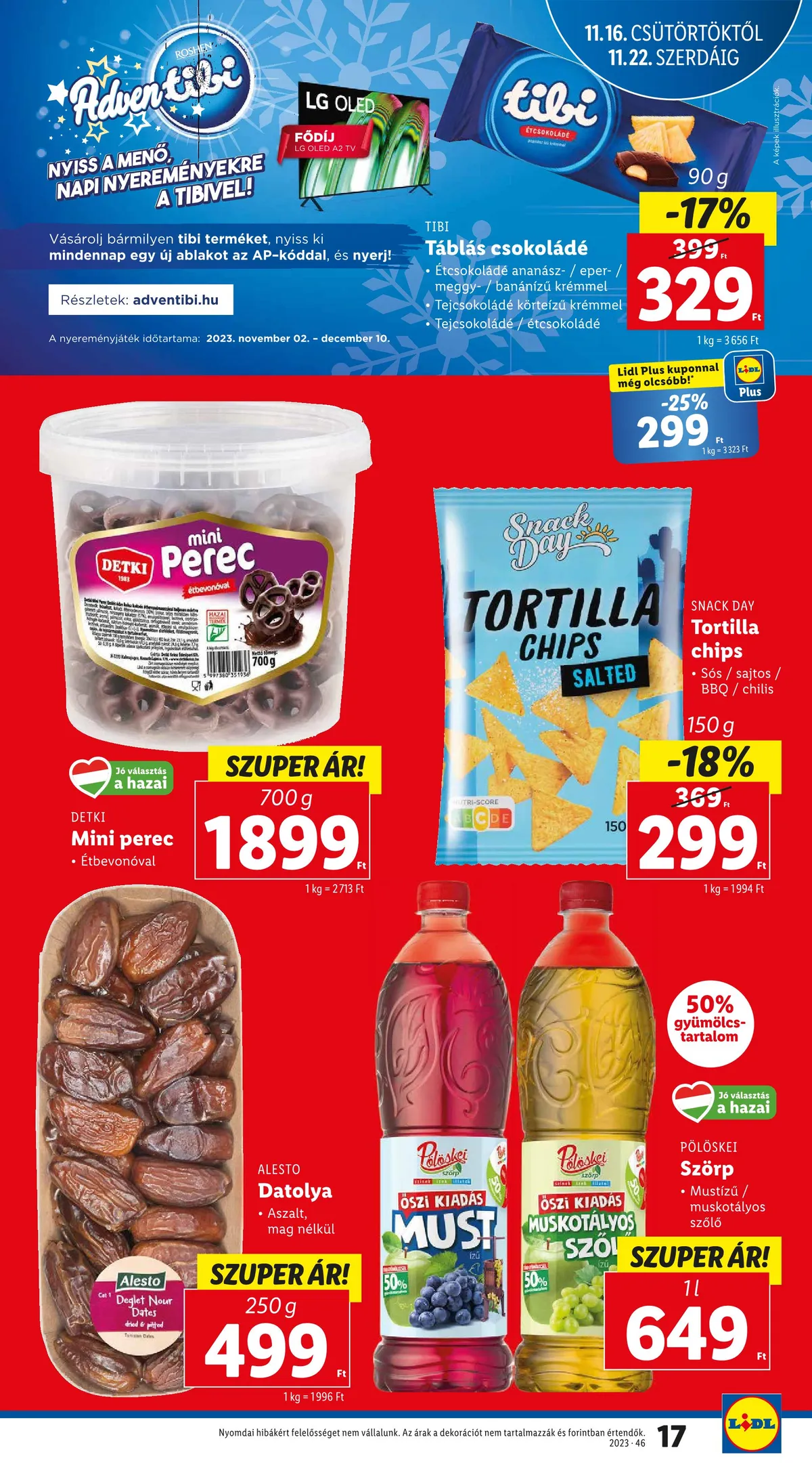 Lidl akciós újság 11.16–11.22 – 17. oldal
