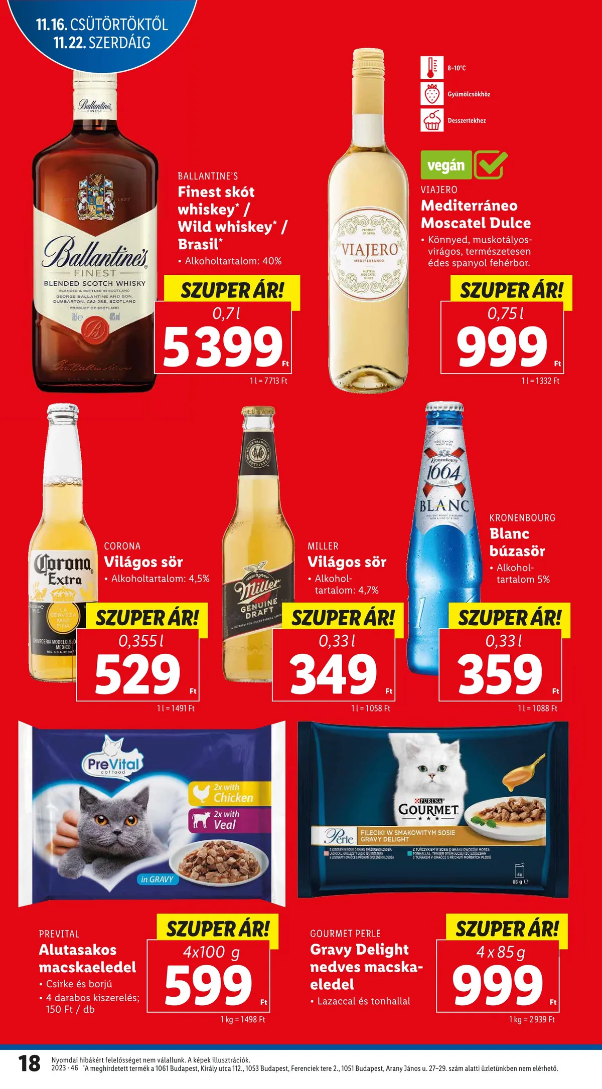 Lidl akciós újság 11.16–11.22 – 18. oldal