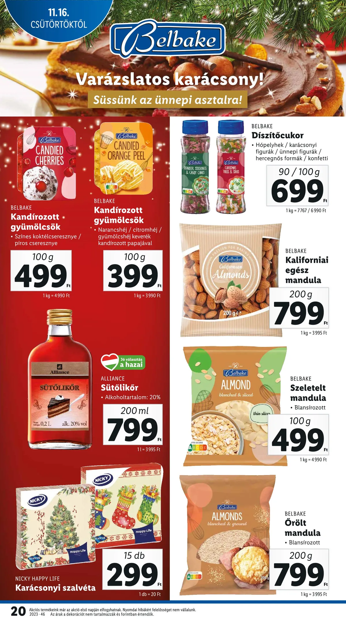 Lidl akciós újság 11.16–11.22 – 20. oldal