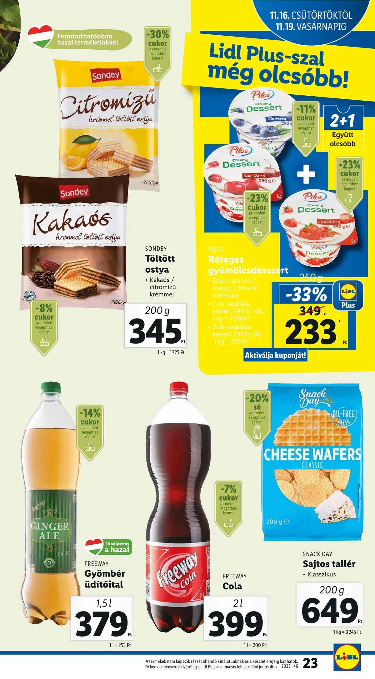 Lidl akciós újság 11.16–11.22 – 23. oldal