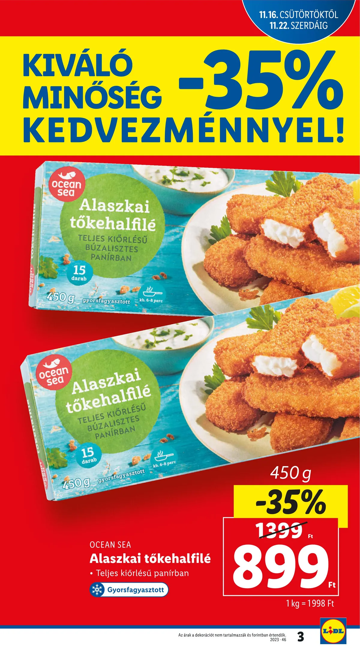 Lidl akciós újság 11.16–11.22 – 3. oldal