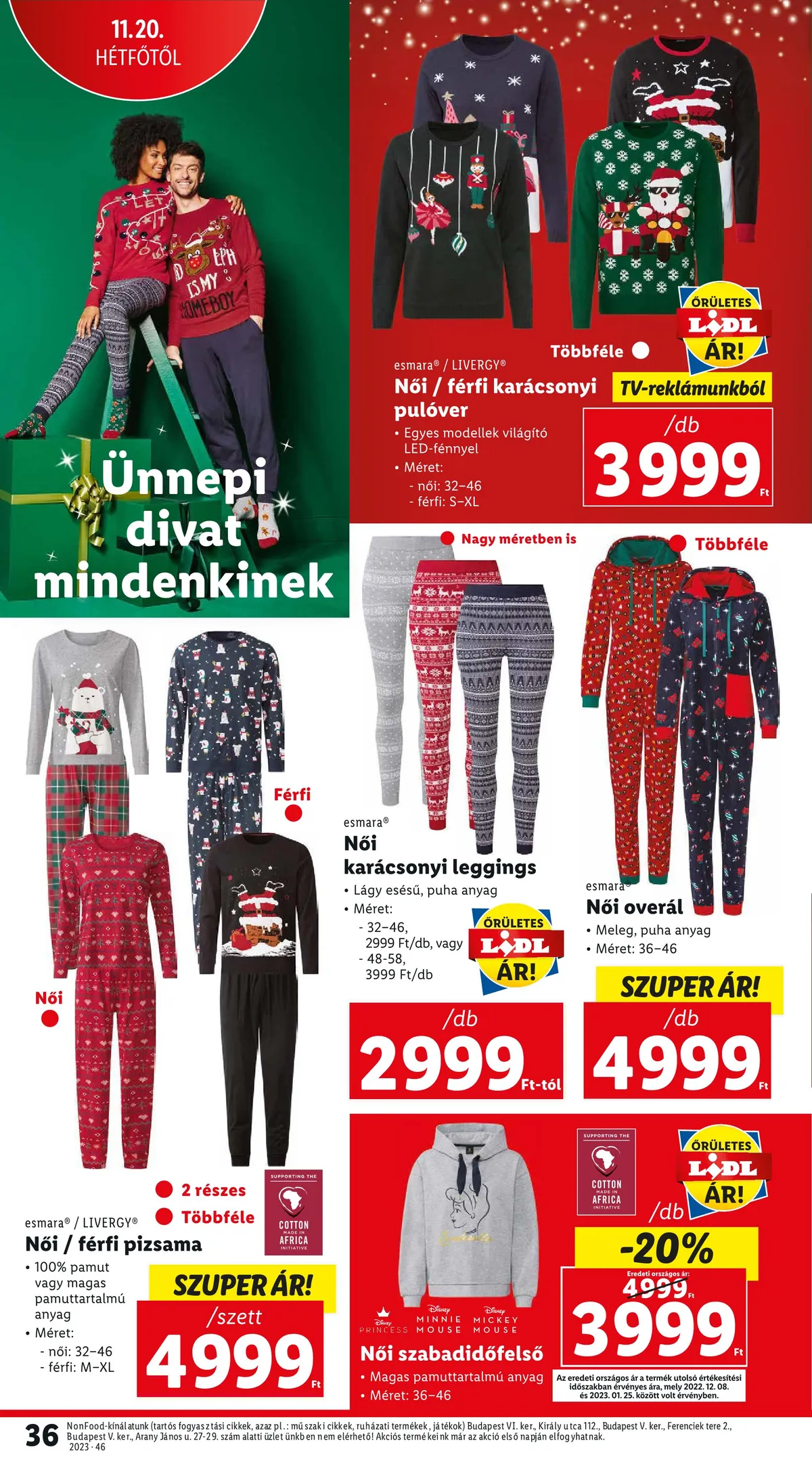 Lidl akciós újság 11.16–11.22 – 36. oldal
