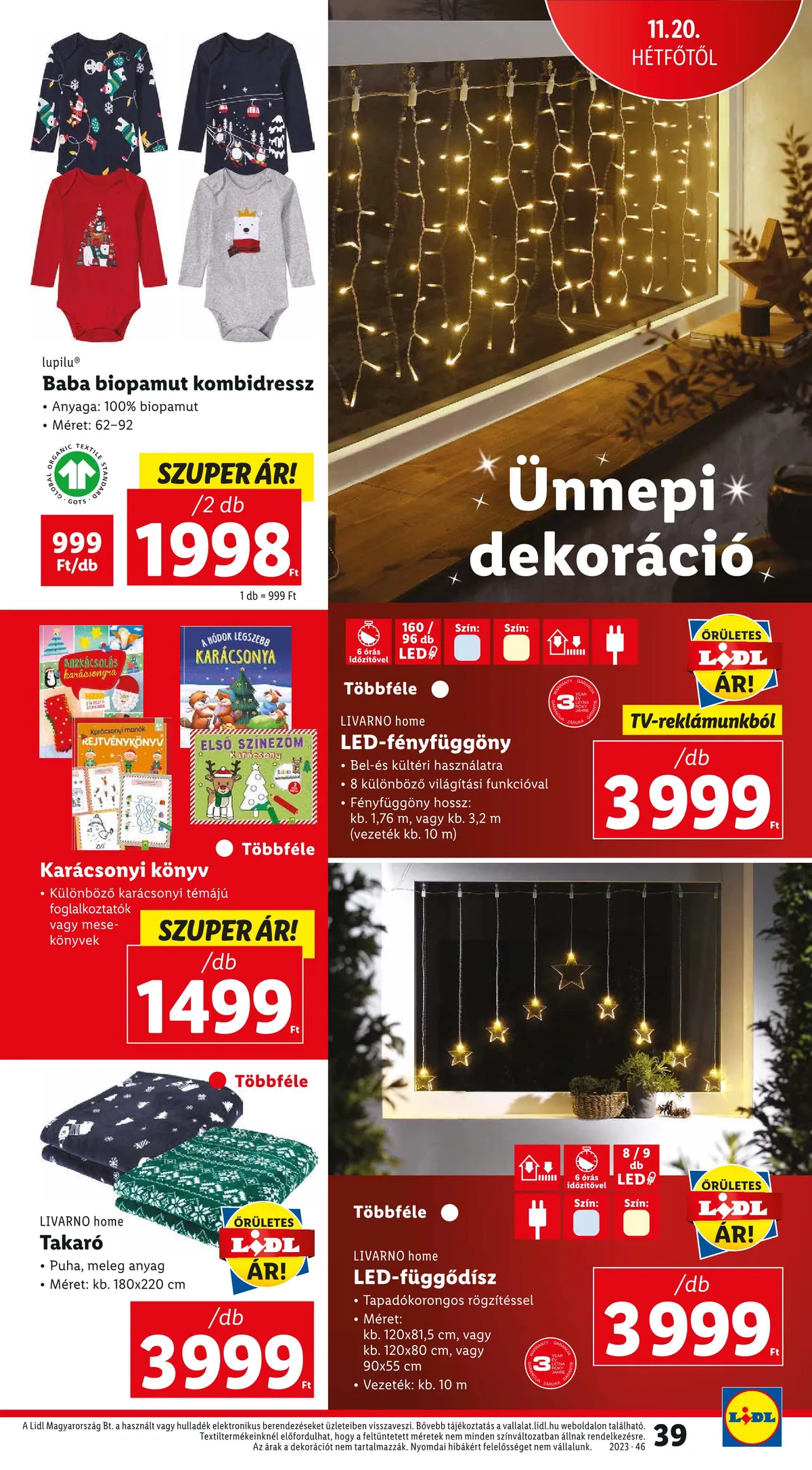 Lidl akciós újság 11.16–11.22 – 39. oldal