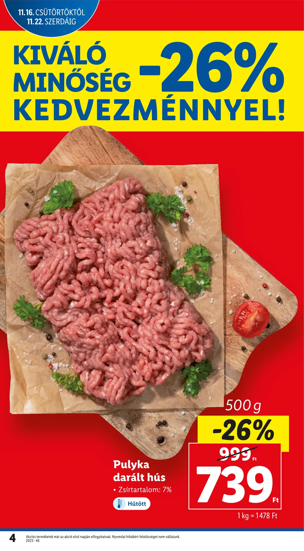 Lidl akciós újság 11.16–11.22 – 4. oldal