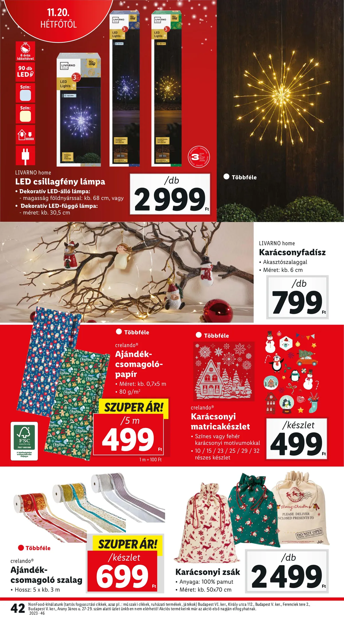 Lidl akciós újság 11.16–11.22 – 42. oldal