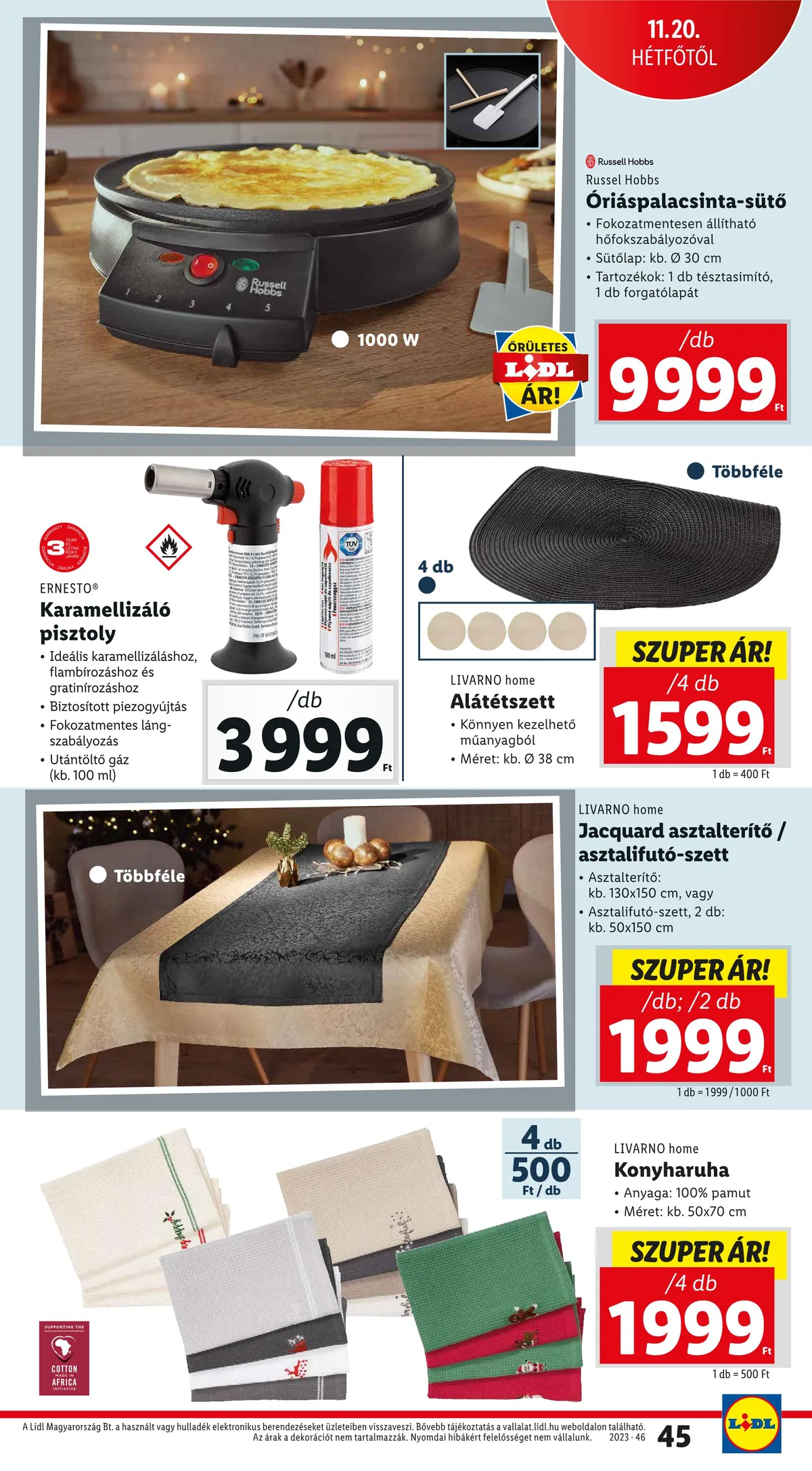 Lidl akciós újság 11.16–11.22 – 45. oldal