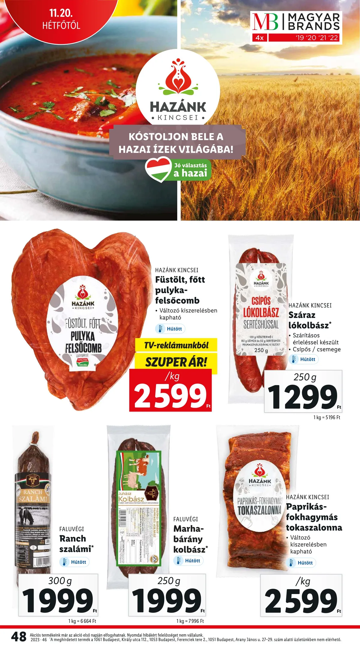 Lidl akciós újság 11.16–11.22 – 48. oldal