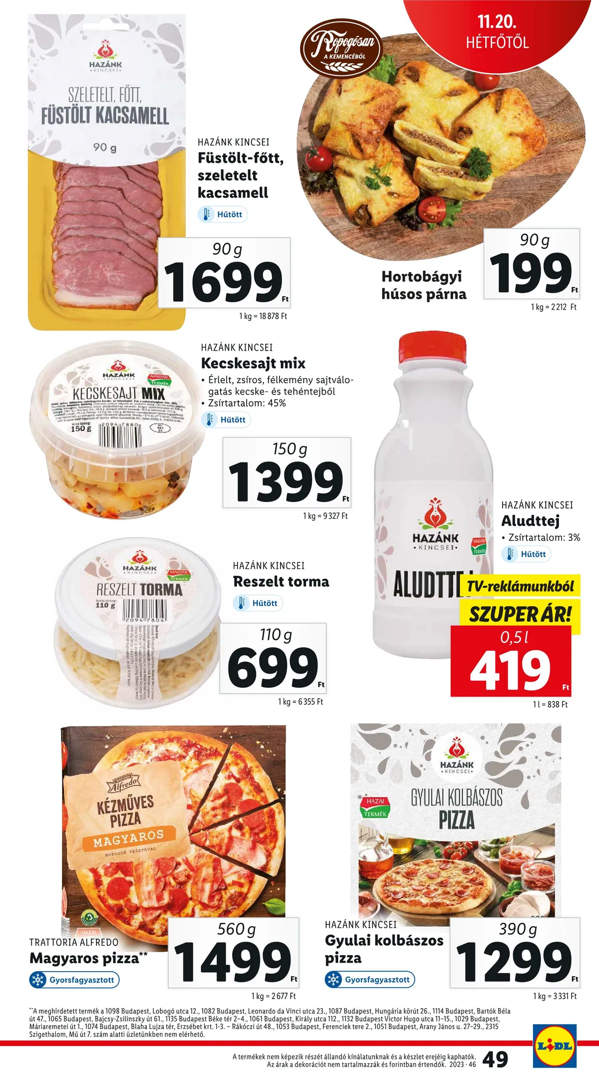Lidl akciós újság 11.16–11.22 – 49. oldal