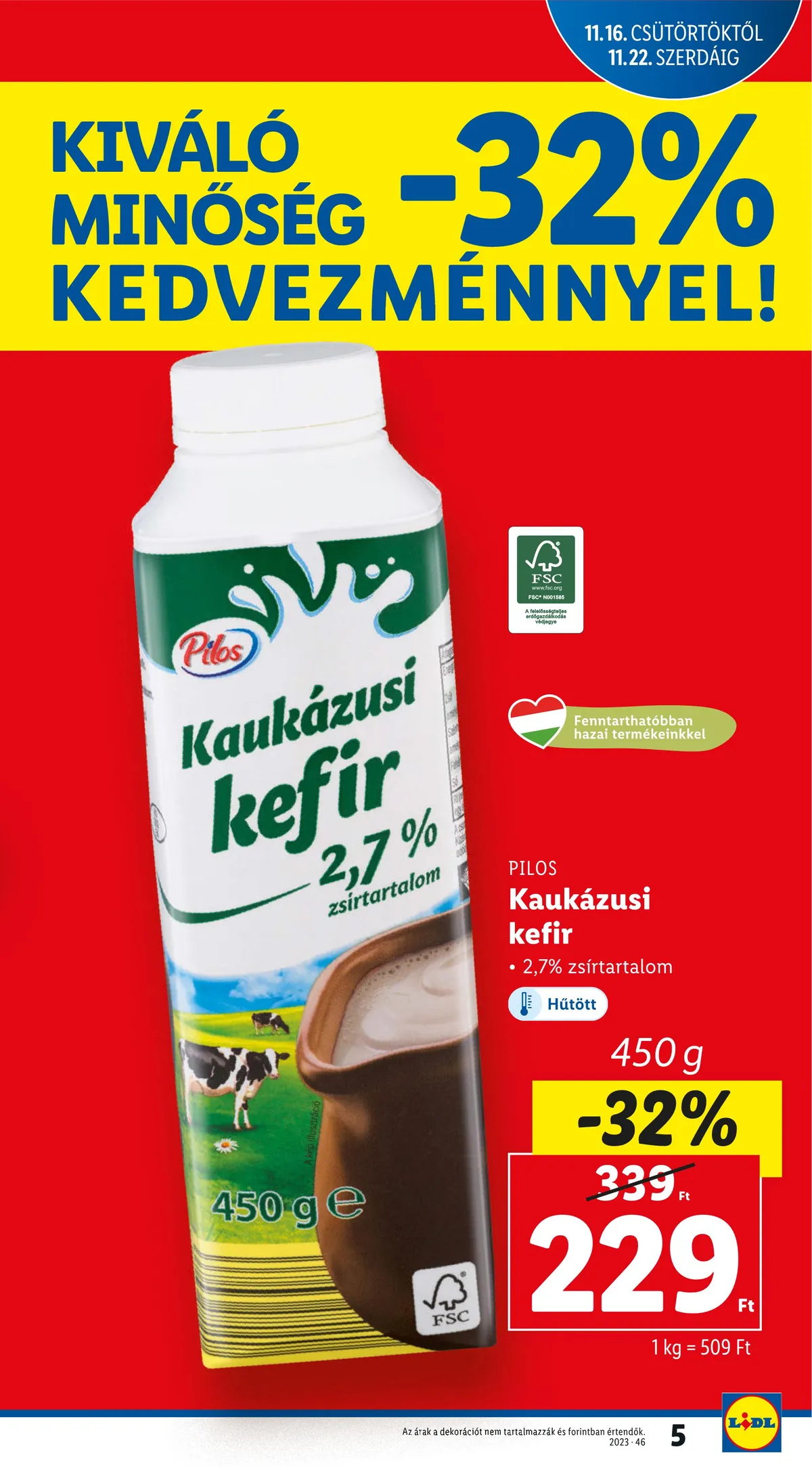 Lidl akciós újság 11.16–11.22 – 5. oldal