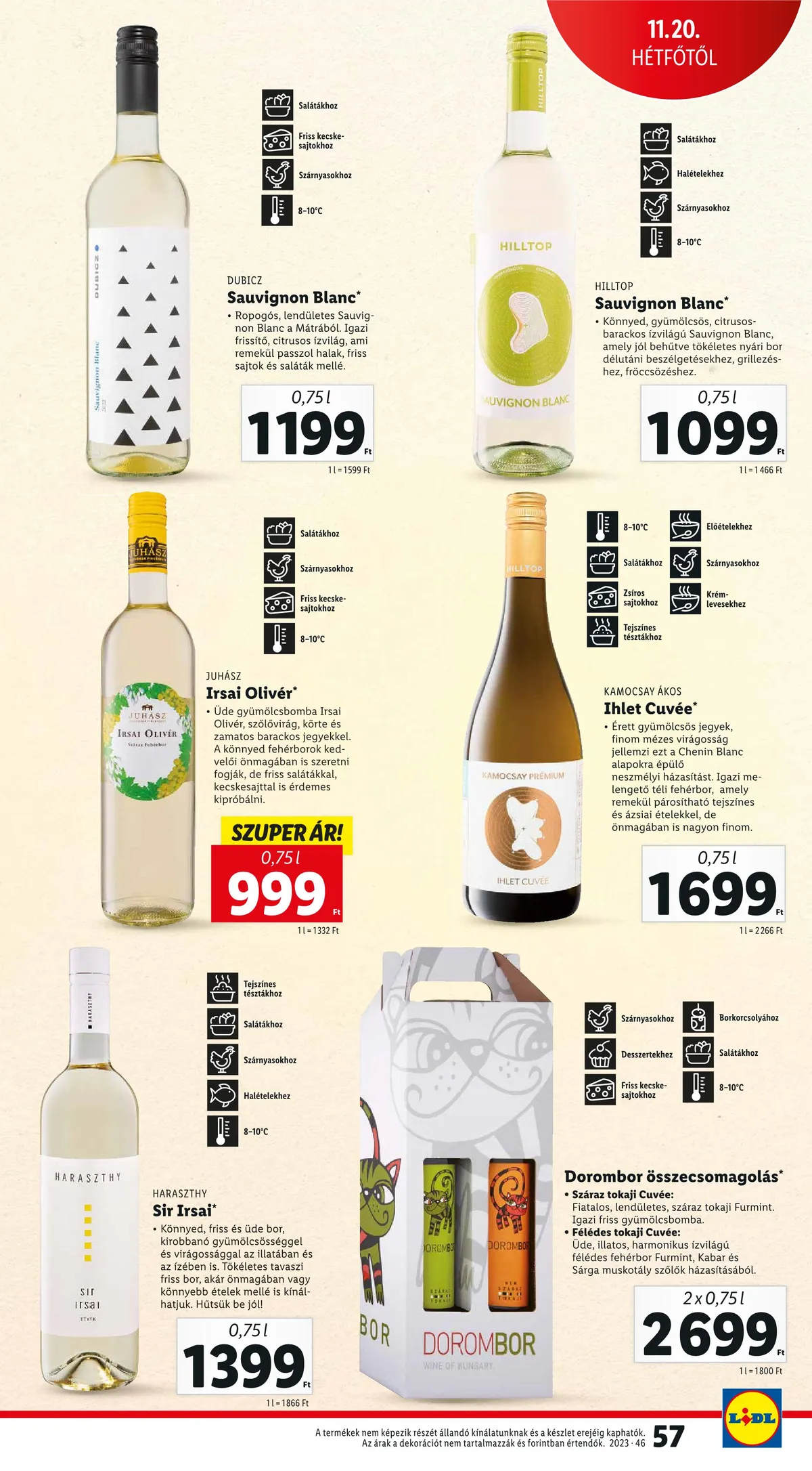 Lidl akciós újság 11.16–11.22 – 57. oldal