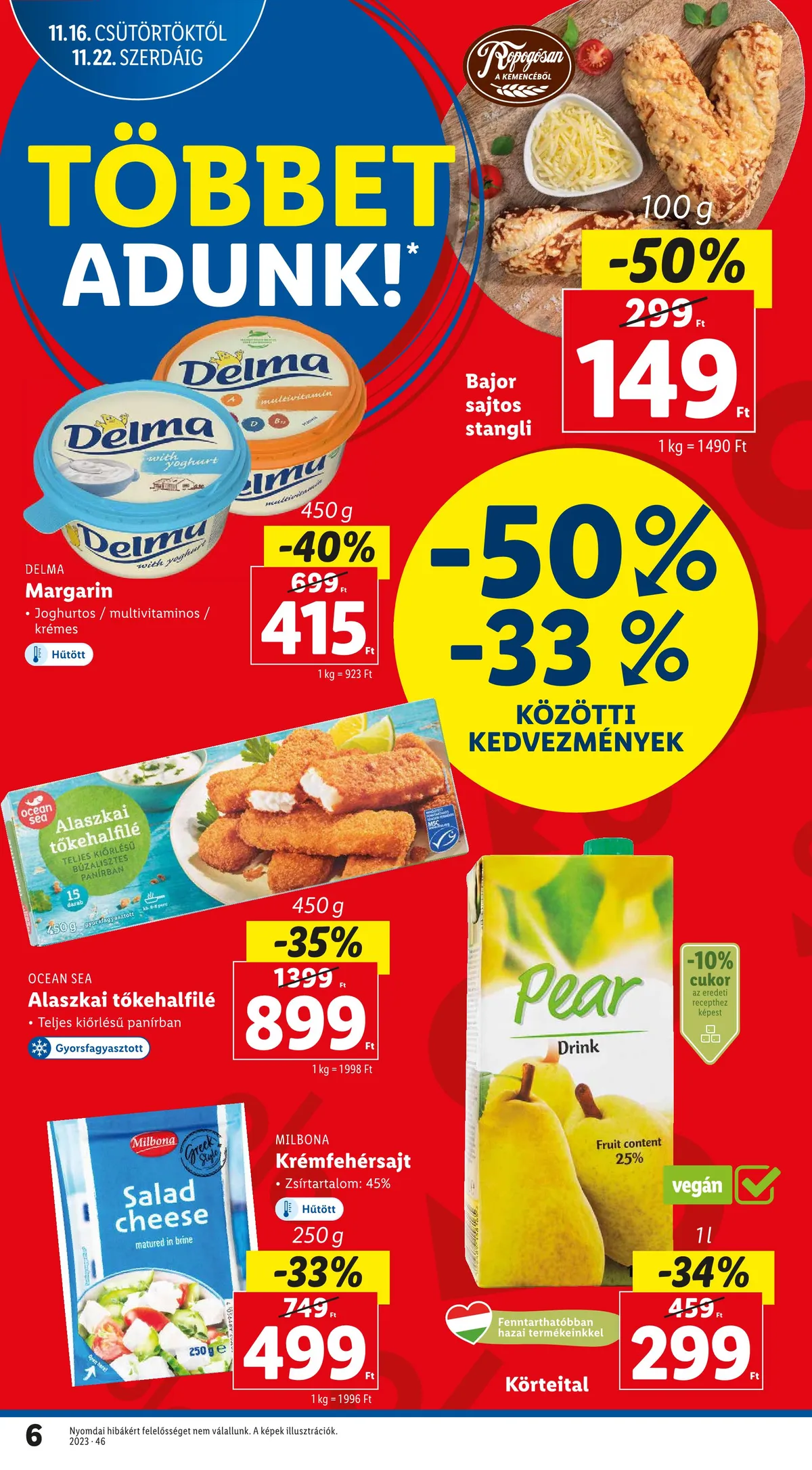 Lidl akciós újság 11.16–11.22 – 6. oldal