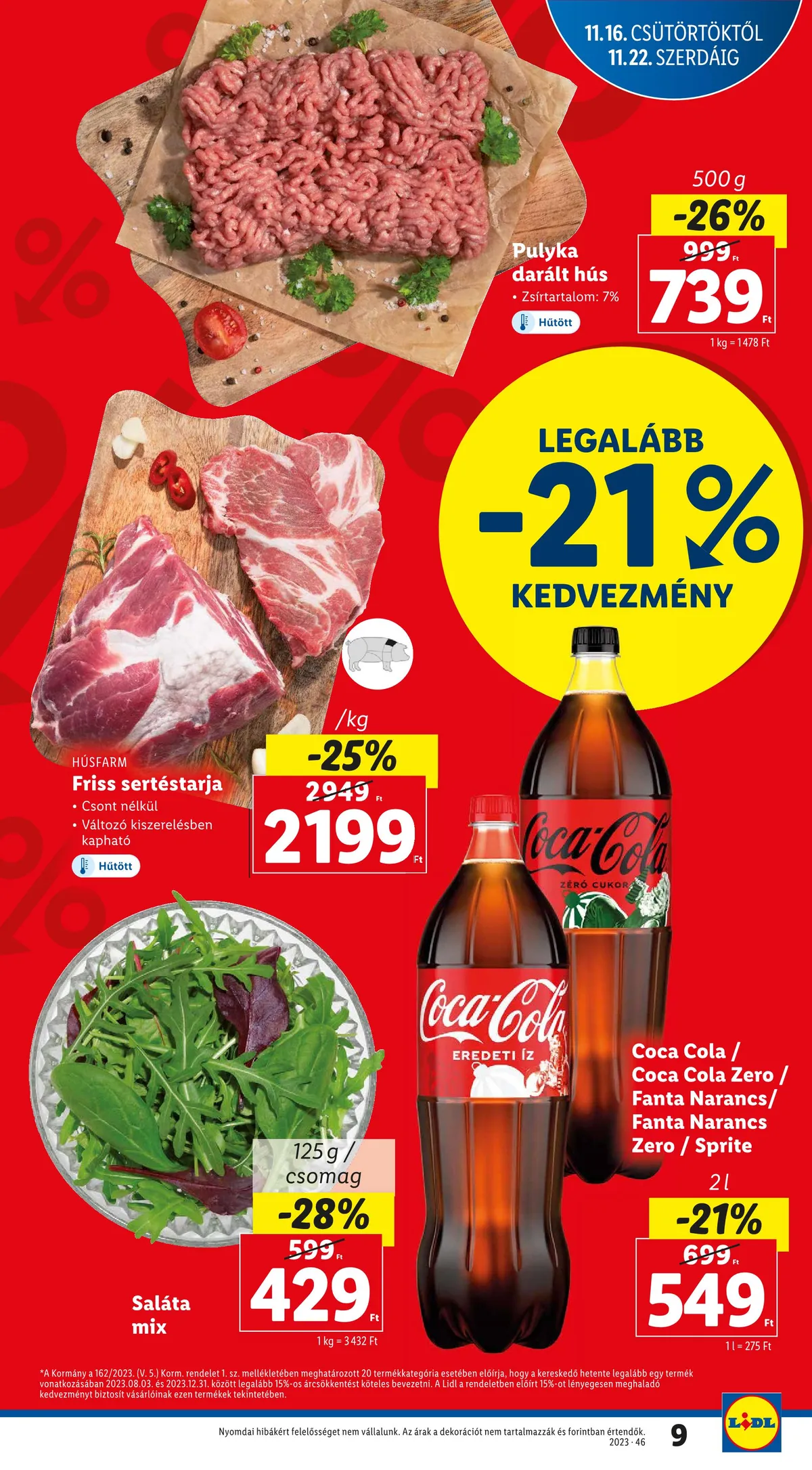 Lidl akciós újság 11.16–11.22 – 9. oldal