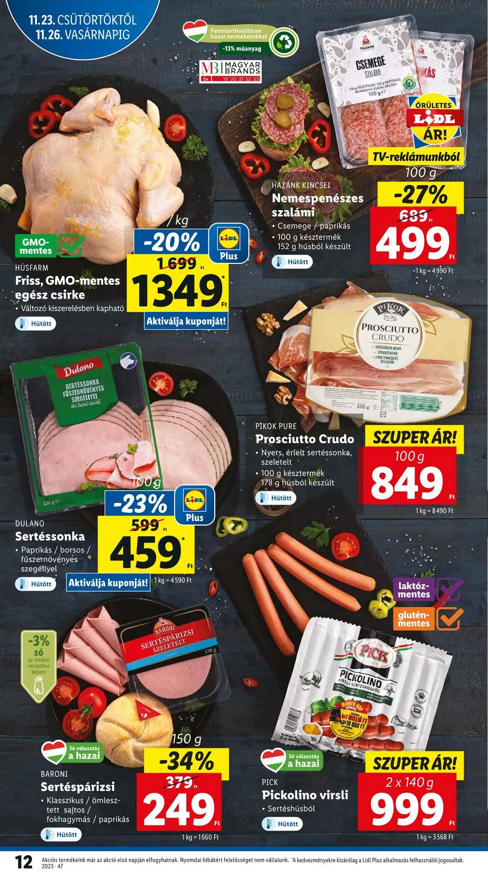 Lidl akciós újság 11.23–11.29 – 12. oldal