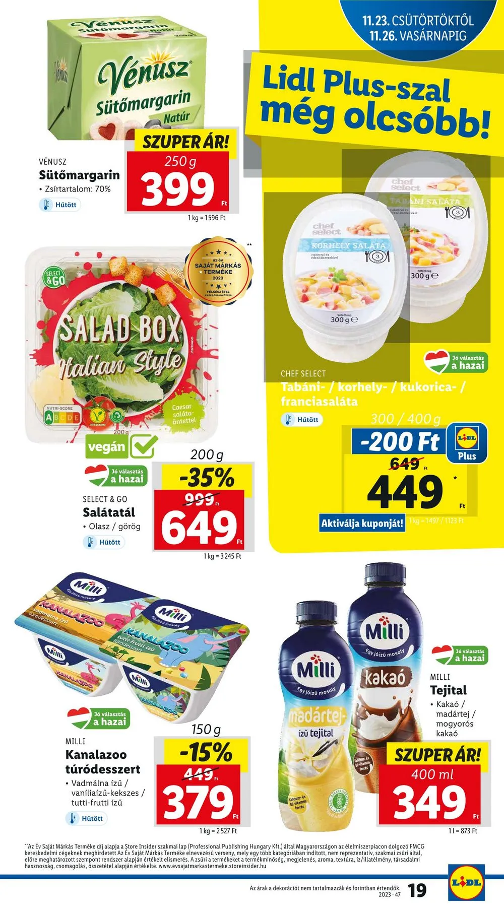 Lidl akciós újság 11.23–11.29 – 19. oldal