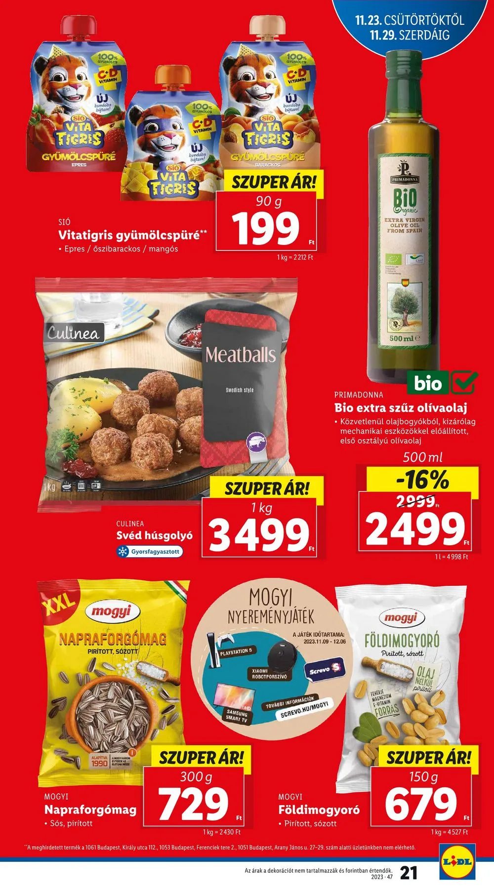 Lidl akciós újság 11.23–11.29 – 21. oldal