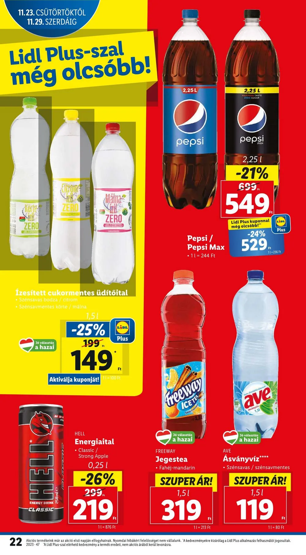 Lidl akciós újság 11.23–11.29 – 22. oldal