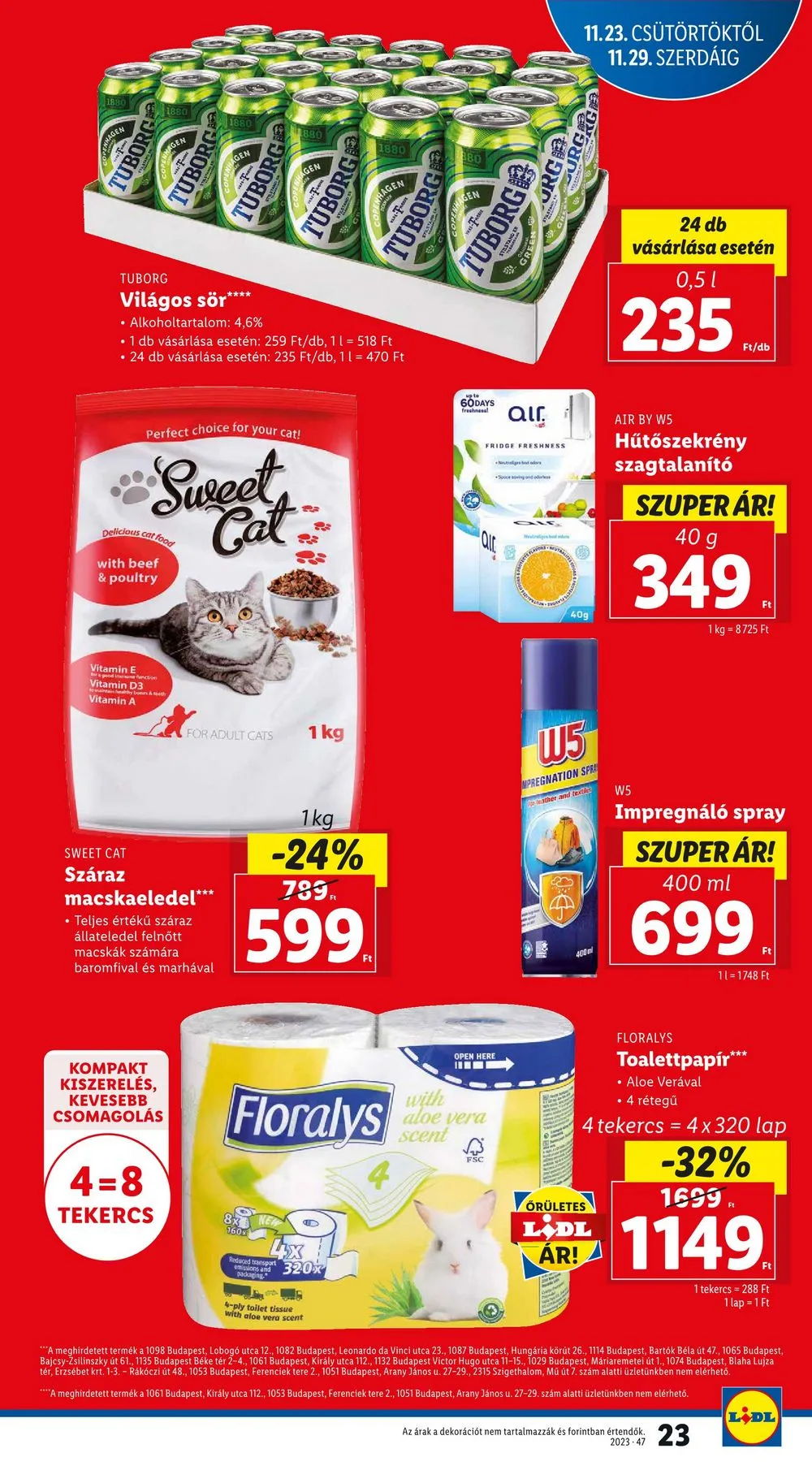 Lidl akciós újság 11.23–11.29 – 23. oldal