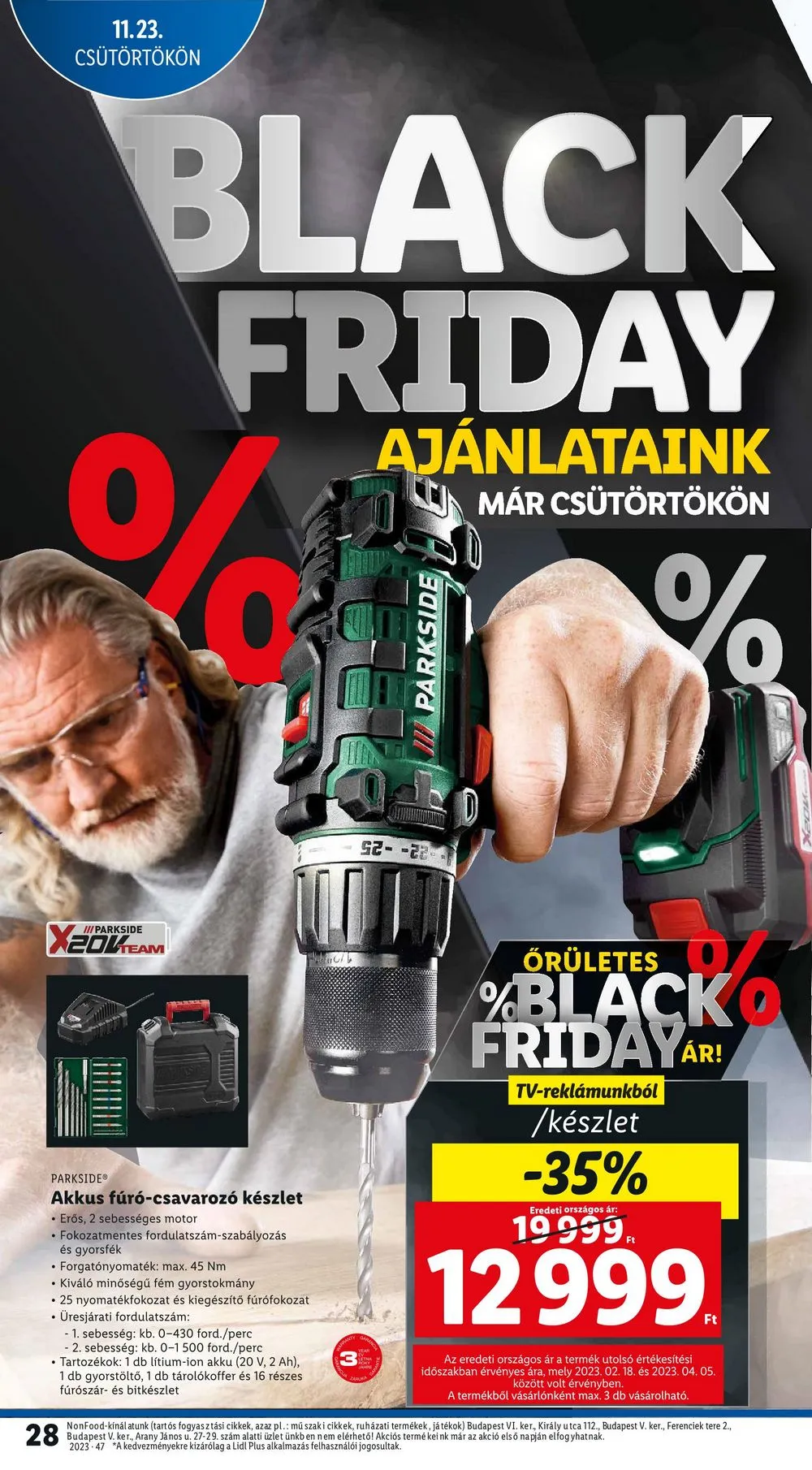 Lidl akciós újság 11.23–11.29 – 28. oldal