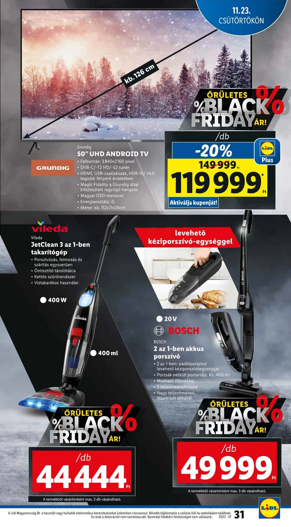 Lidl akciós újság 11.23–11.29 – 31. oldal