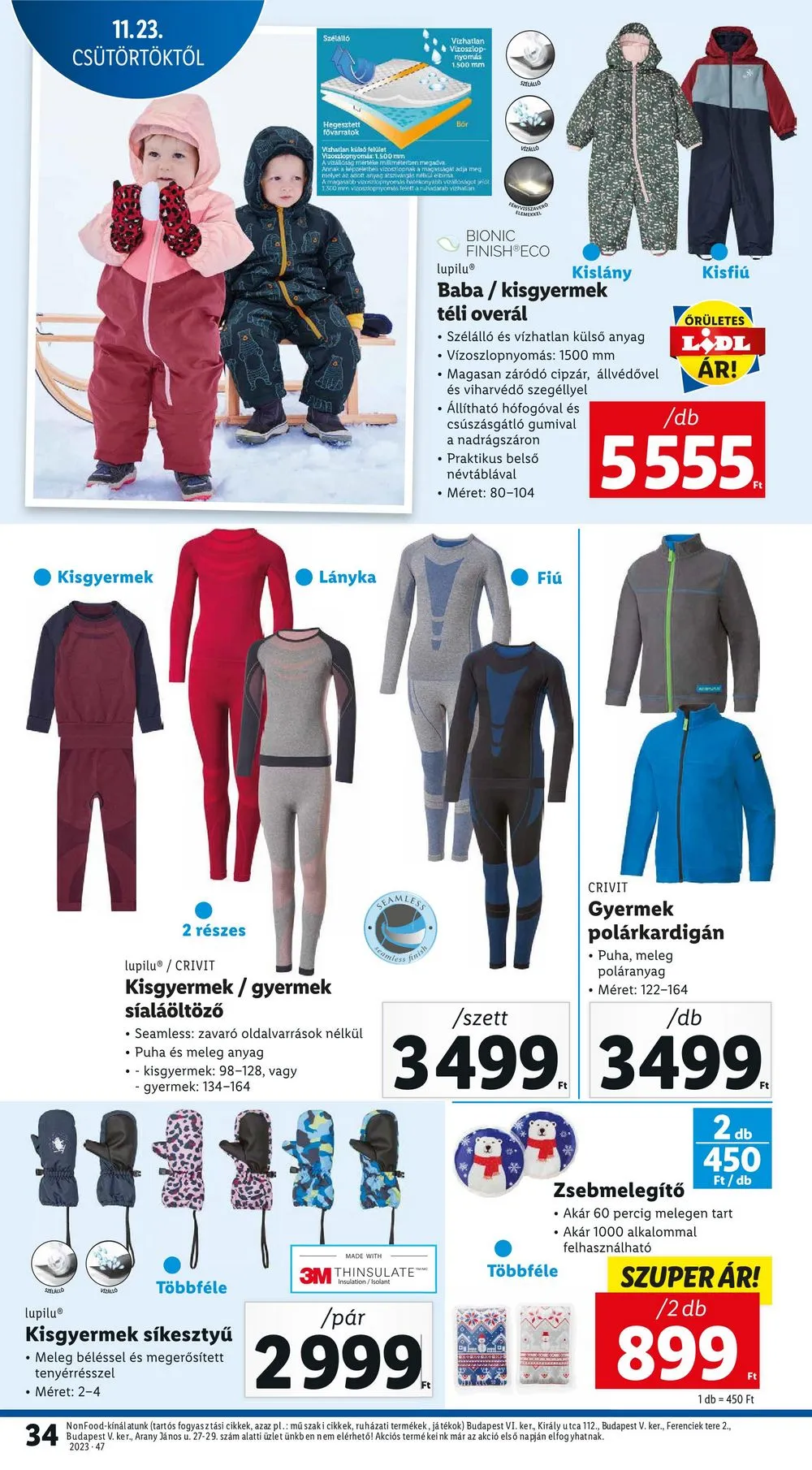 Lidl akciós újság 11.23–11.29 – 34. oldal