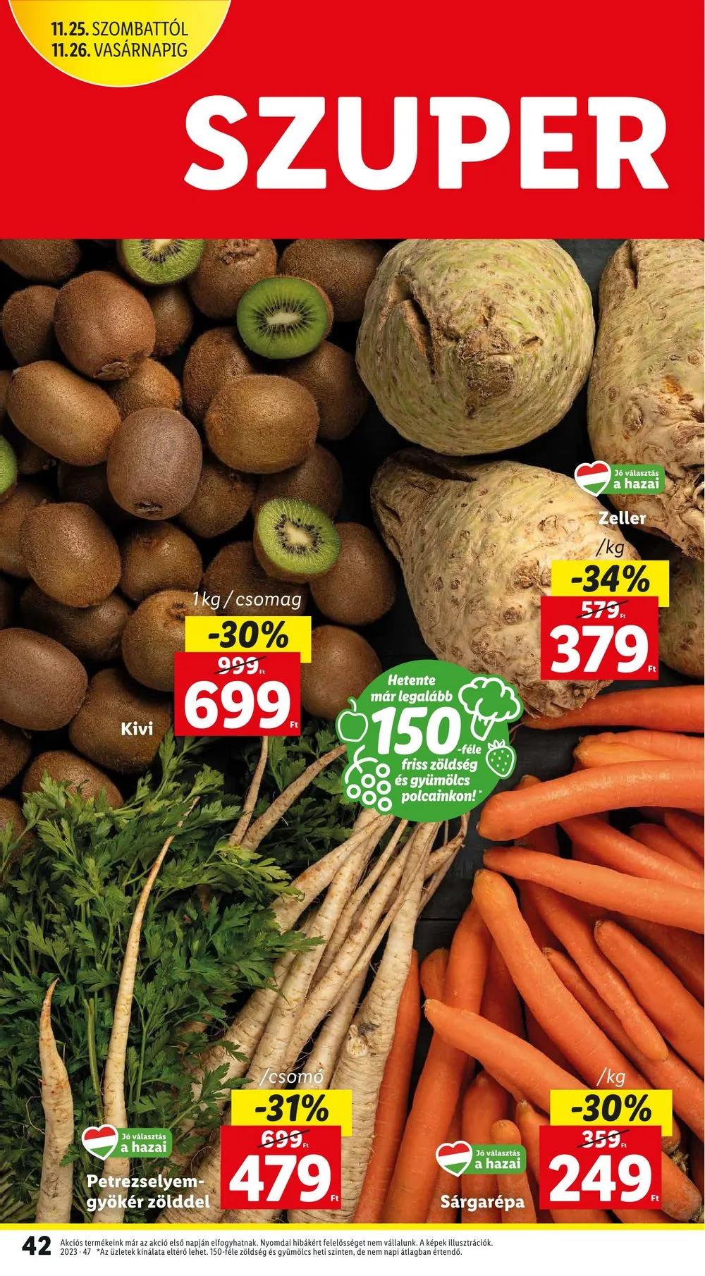 Lidl akciós újság 11.23–11.29 – 42. oldal