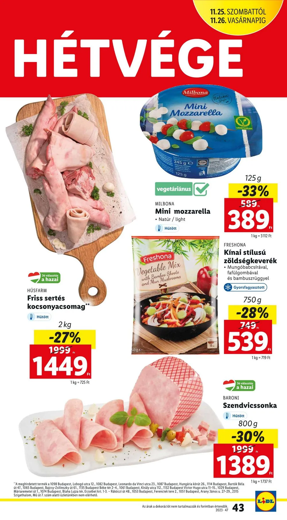 Lidl akciós újság 11.23–11.29 – 43. oldal
