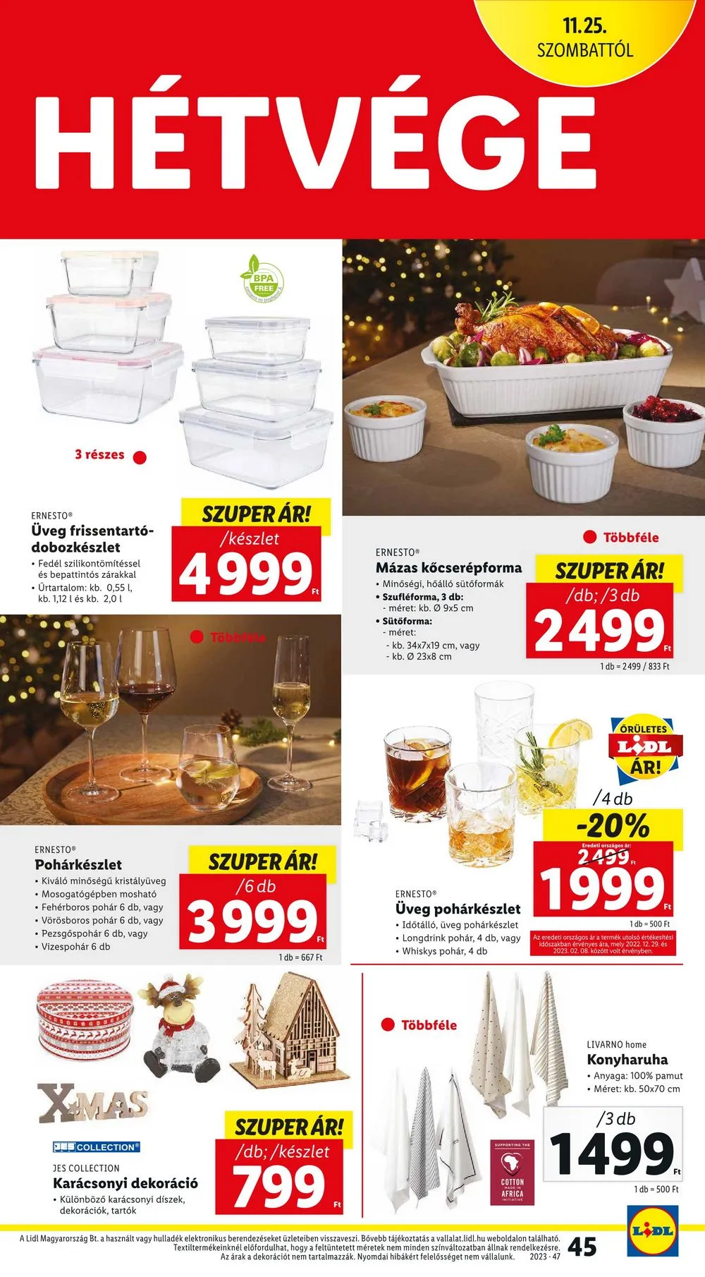 Lidl akciós újság 11.23–11.29 – 45. oldal