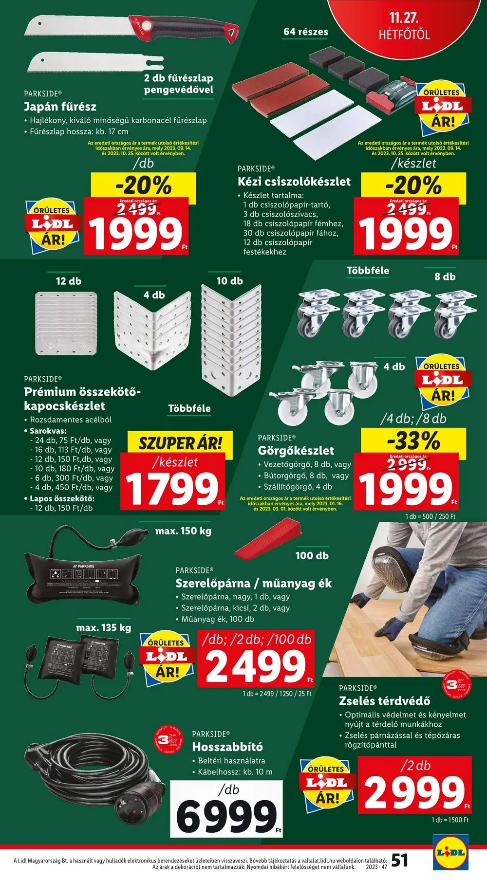 Lidl akciós újság 11.23–11.29 – 51. oldal