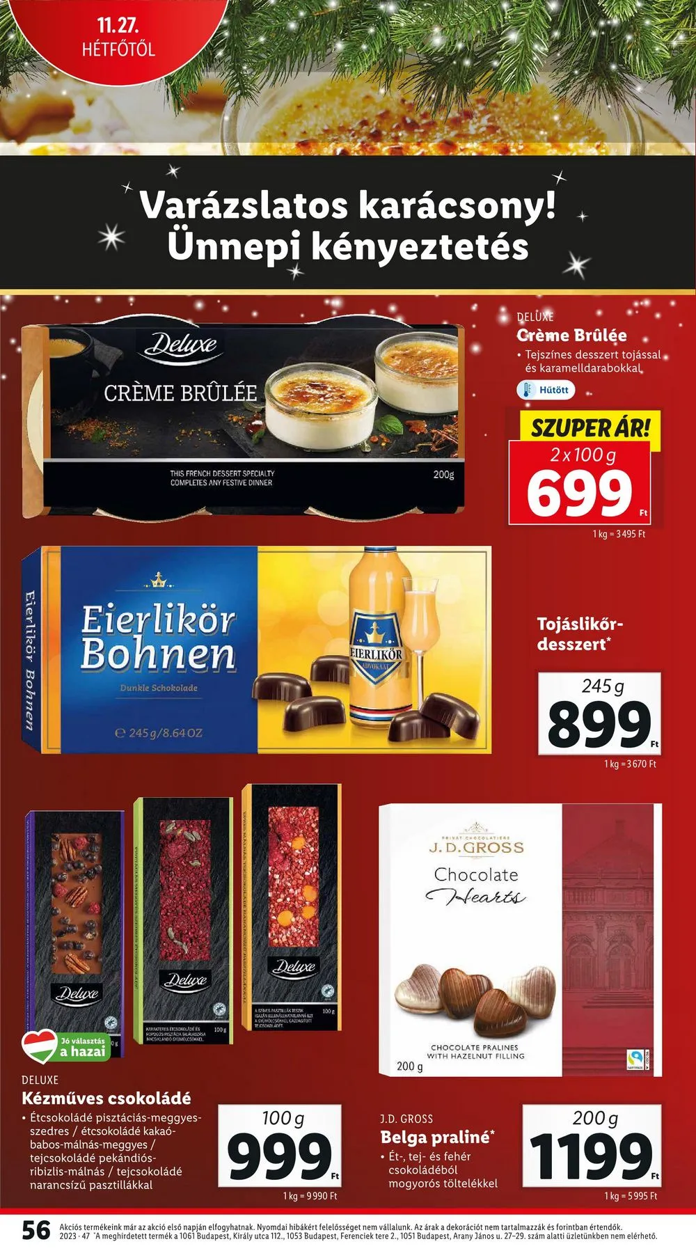 Lidl akciós újság 11.23–11.29 – 56. oldal