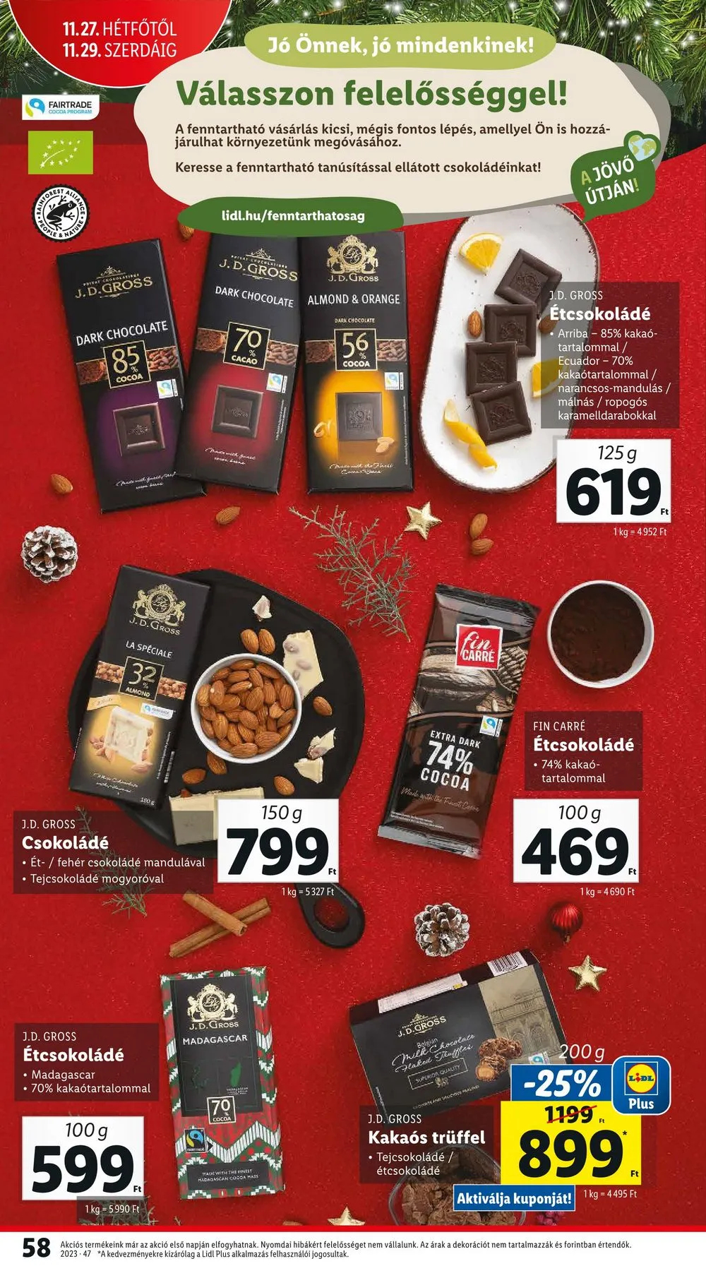 Lidl akciós újság 11.23–11.29 – 58. oldal