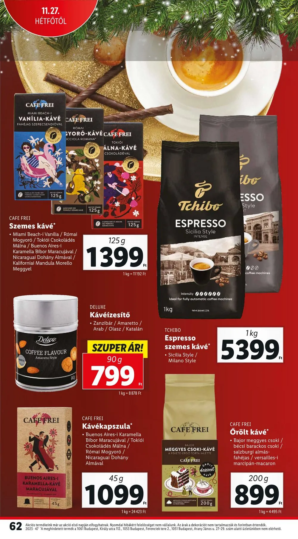 Lidl akciós újság 11.23–11.29 – 62. oldal
