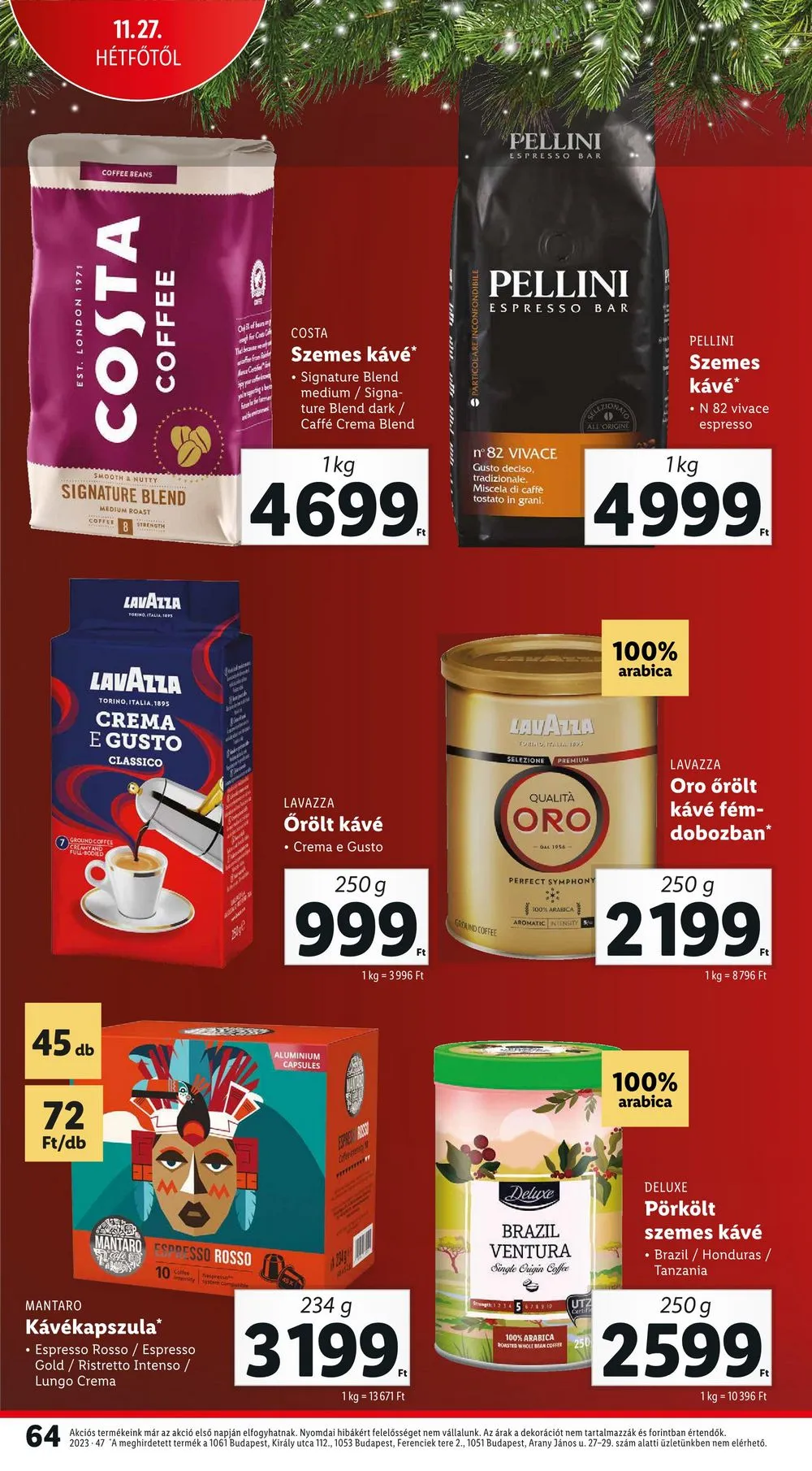 Lidl akciós újság 11.23–11.29 – 64. oldal