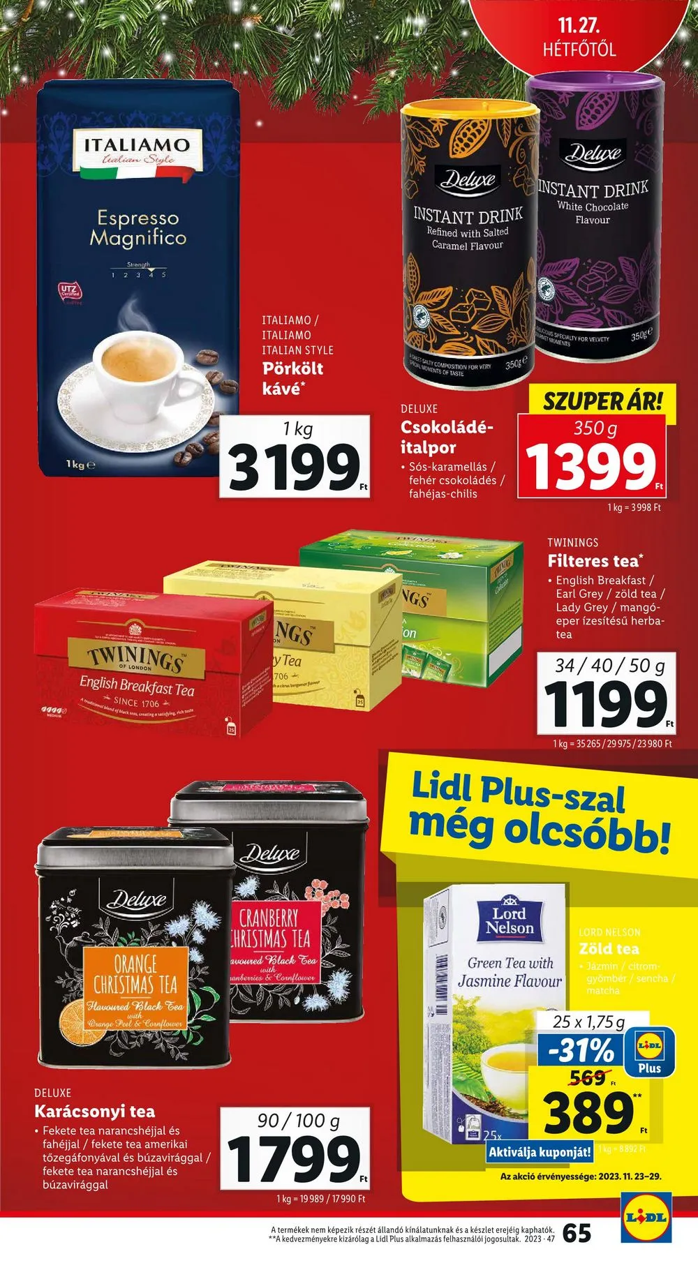Lidl akciós újság 11.23–11.29 – 65. oldal