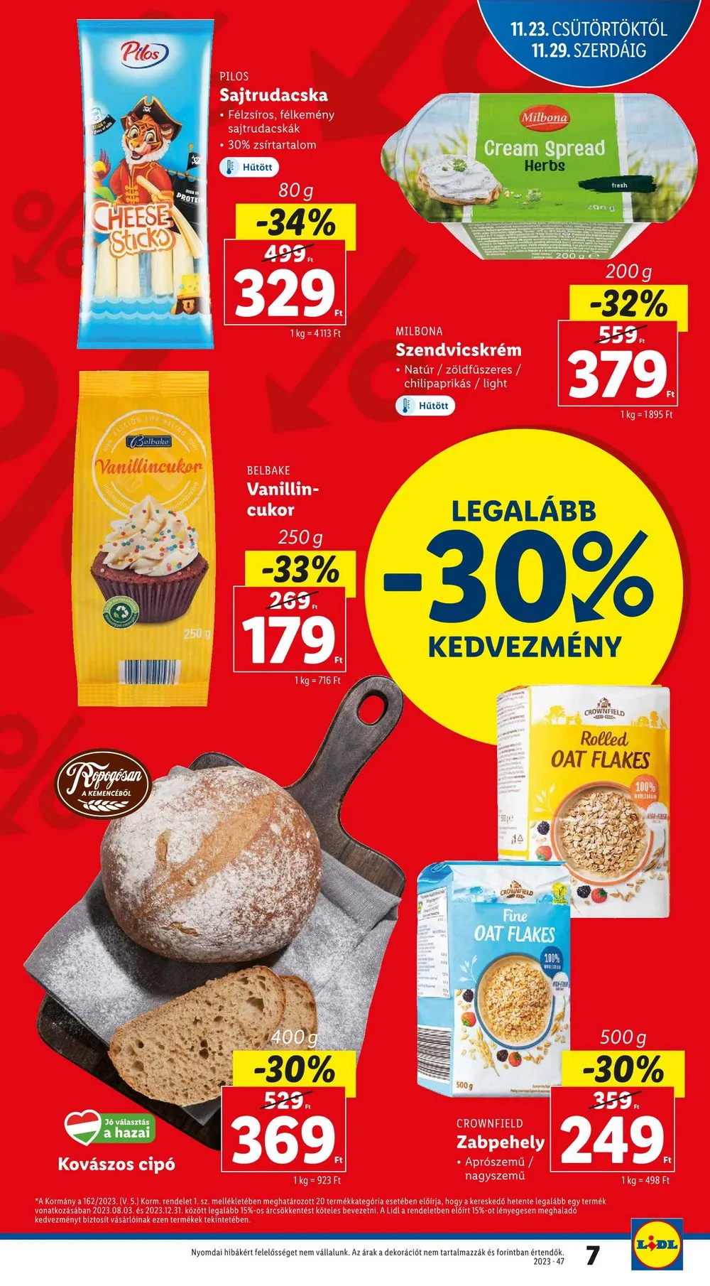 Lidl akciós újság 11.23–11.29 – 7. oldal
