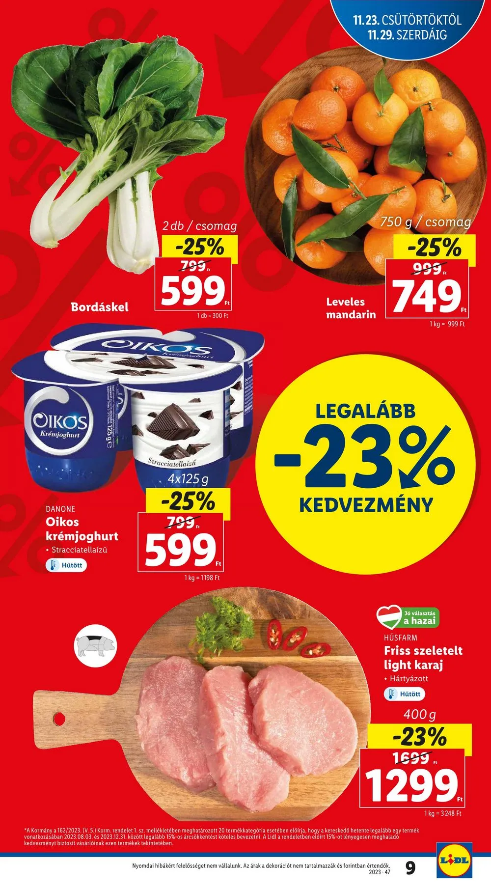 Lidl akciós újság 11.23–11.29 – 9. oldal