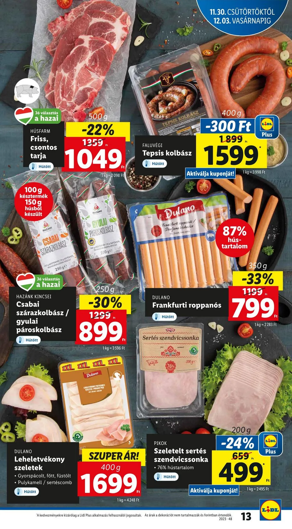 Lidl akciós újság 11.30–12.06 – 13. oldal