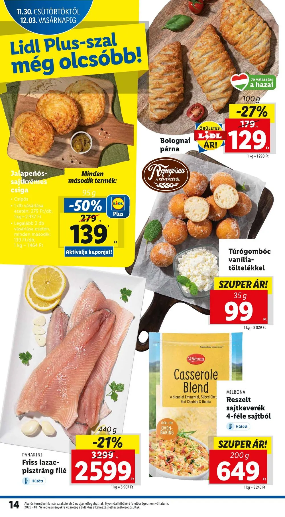 Lidl akciós újság 11.30–12.06 – 14. oldal