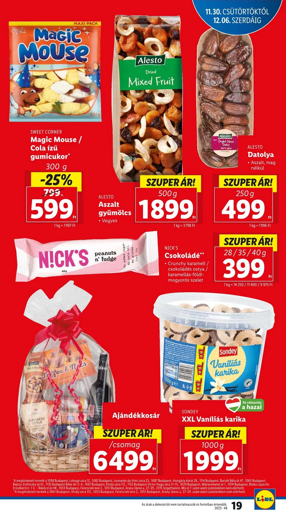 Lidl akciós újság 11.30–12.06 – 19. oldal