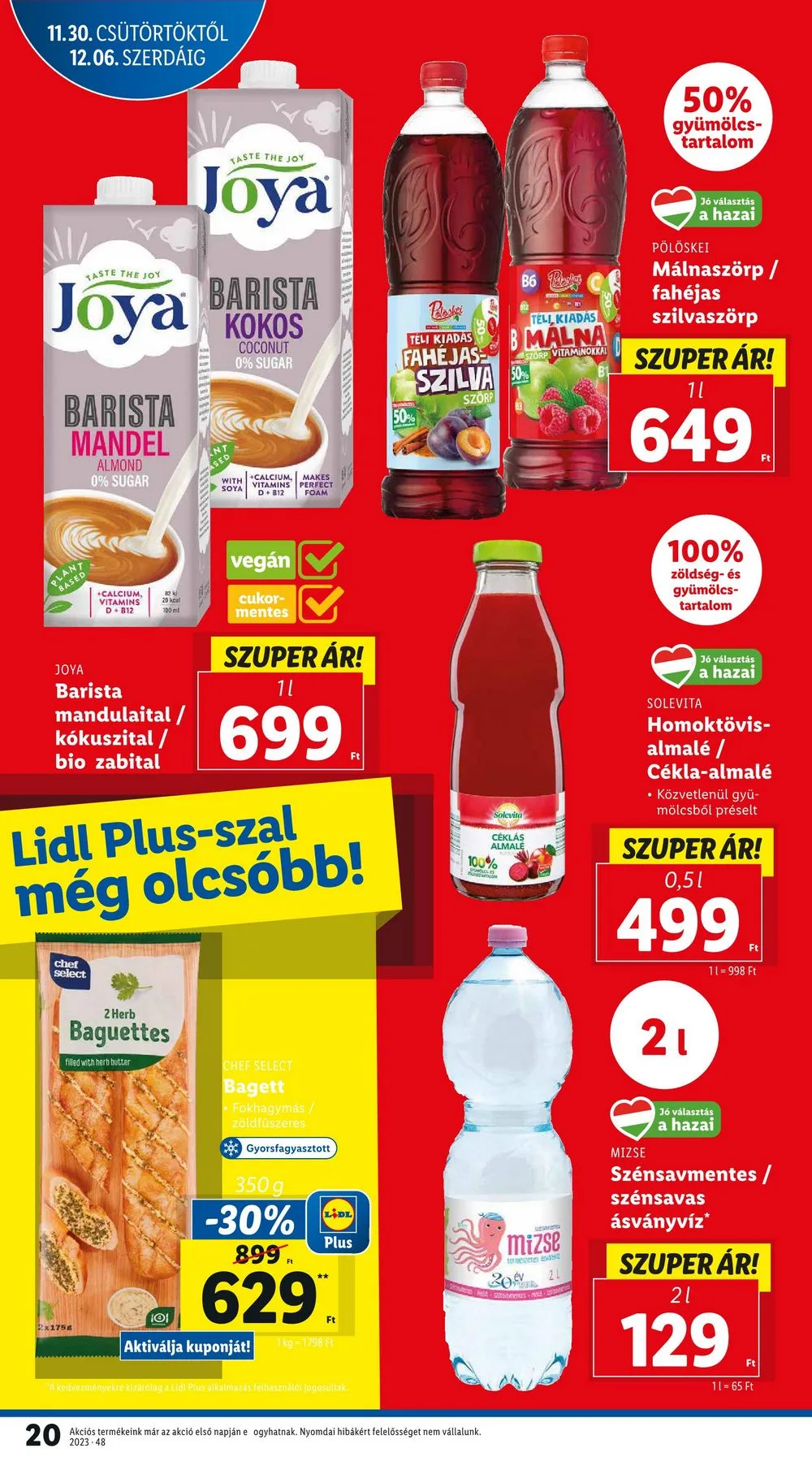 Lidl akciós újság 11.30–12.06 – 20. oldal