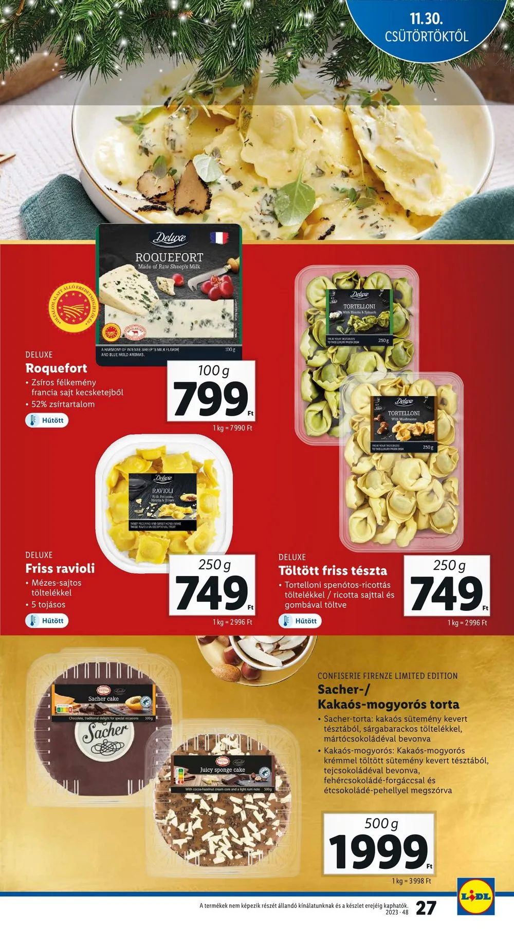 Lidl akciós újság 11.30–12.06 – 27. oldal
