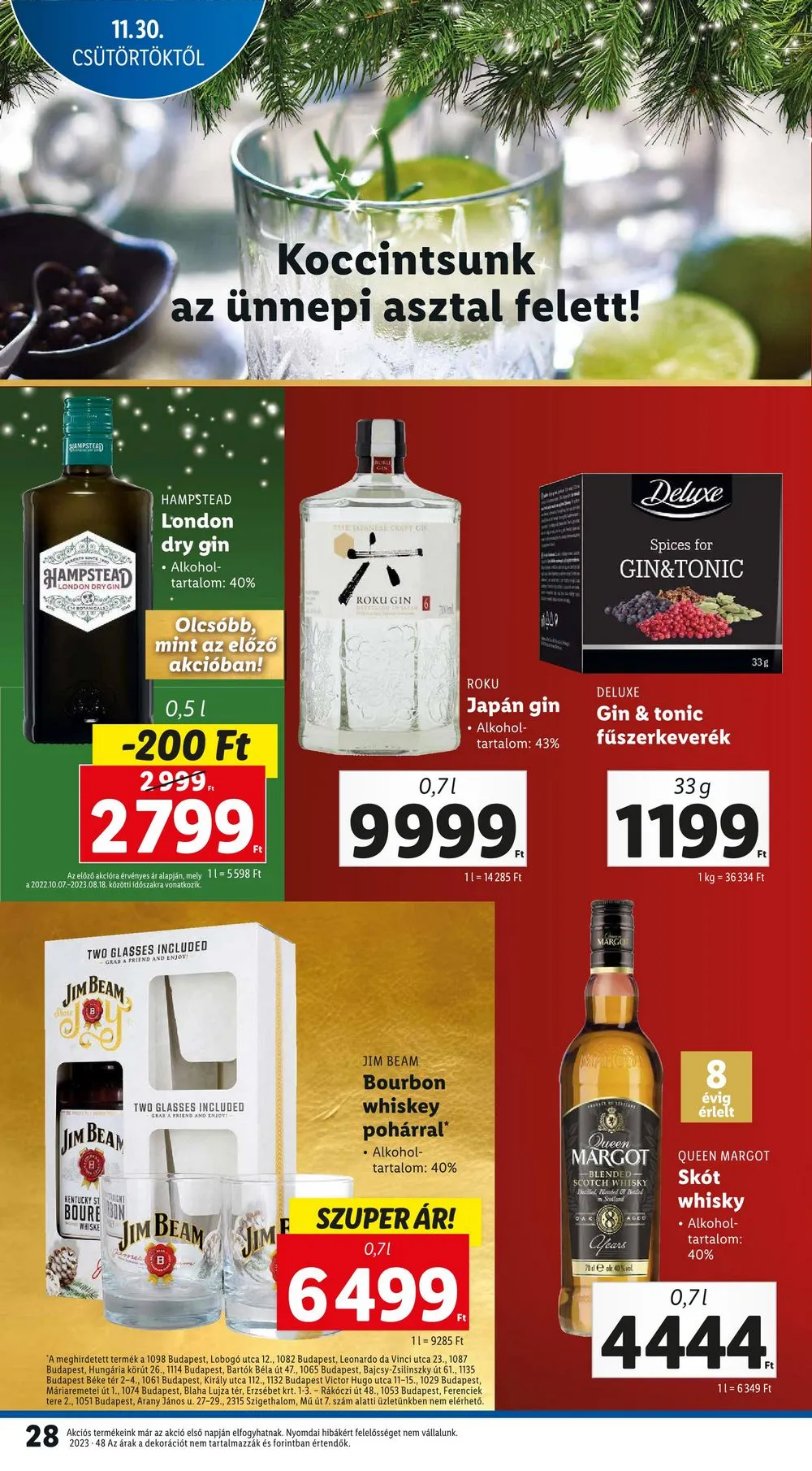 Lidl akciós újság 11.30–12.06 – 28. oldal