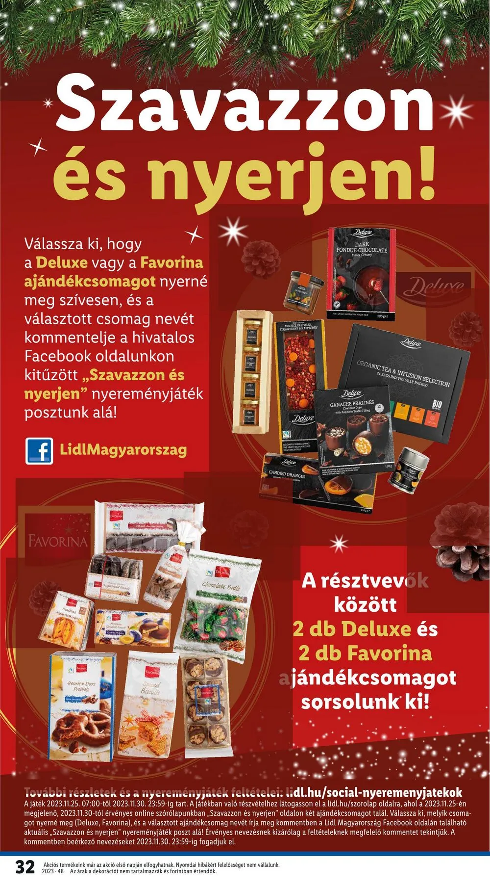 Lidl akciós újság 11.30–12.06 – 32. oldal