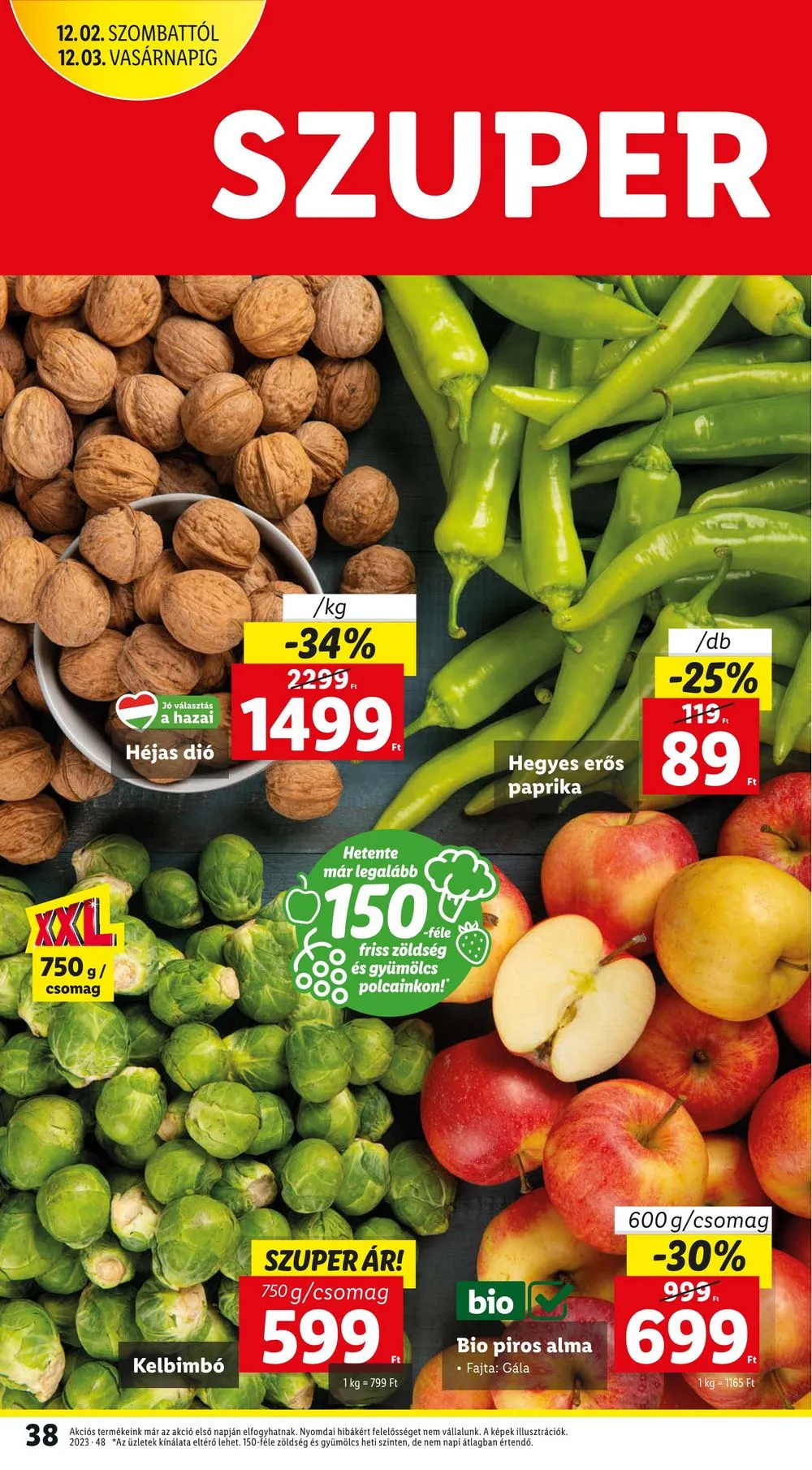Lidl akciós újság 11.30–12.06 – 38. oldal