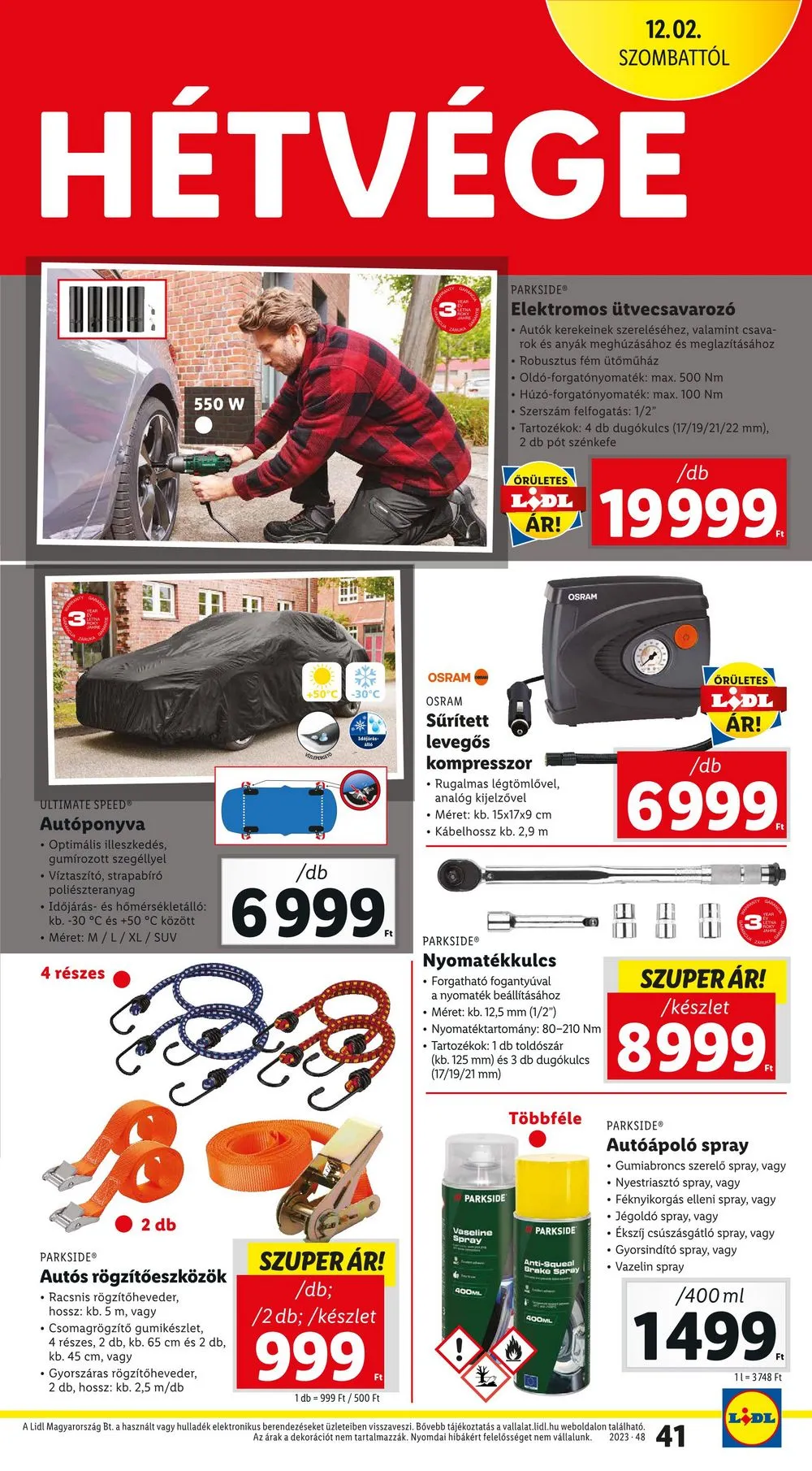 Lidl akciós újság 11.30–12.06 – 41. oldal